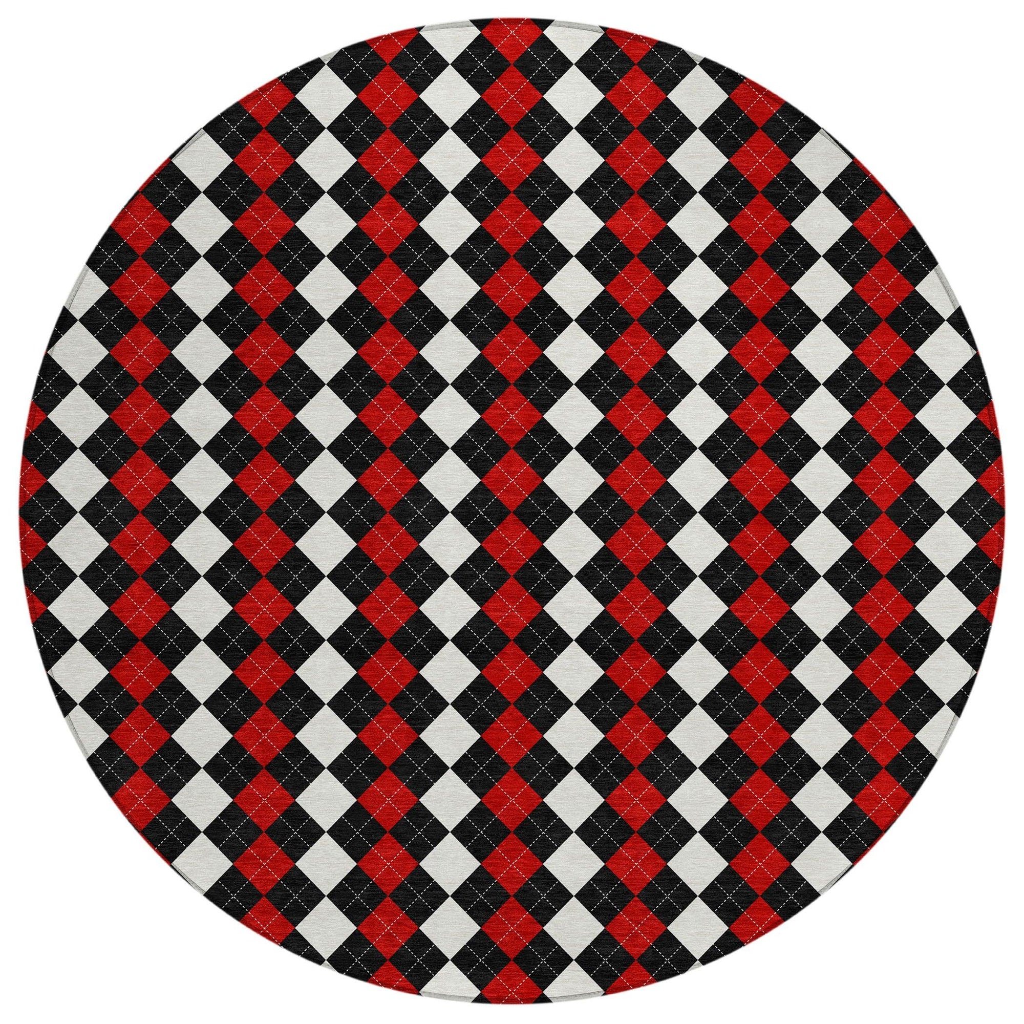 Addison Rugs Paelira Black Washable Indoor-Outdoor Rug