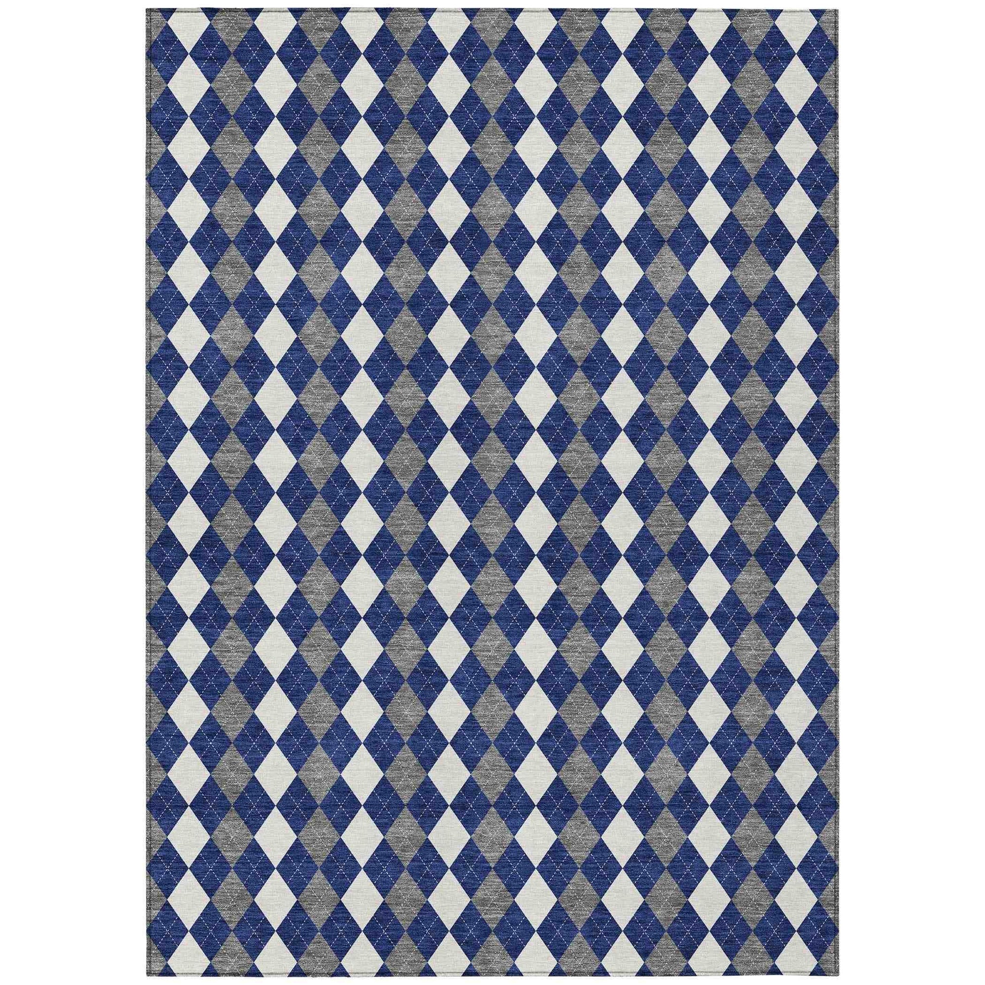 Addison Rugs Paelira Blue Washable Indoor-Outdoor Rug