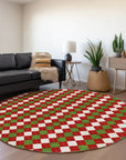 Paelira Red Washable Indoor-Outdoor Rug