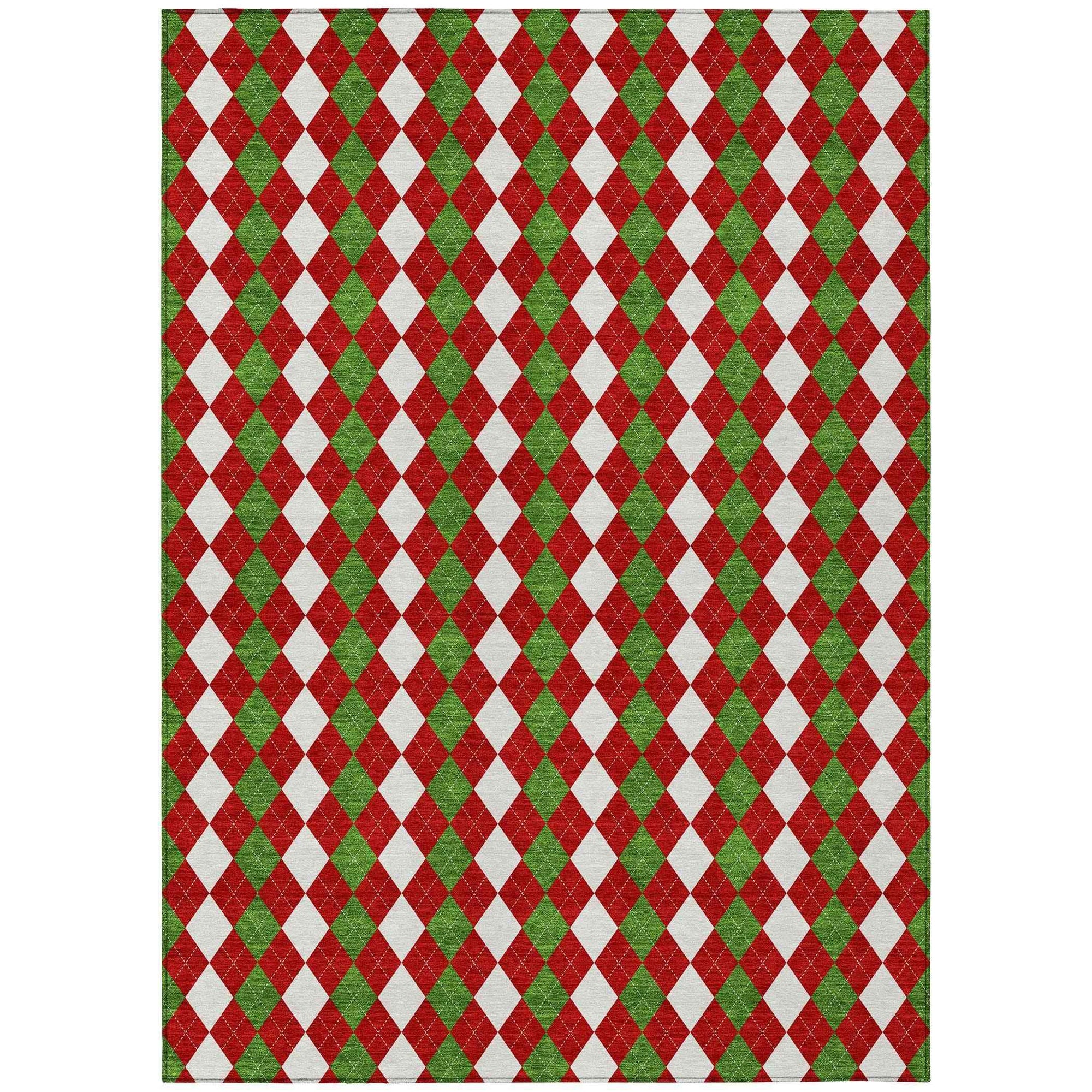 Addison Rugs Paelira Red Washable Indoor-Outdoor Rug