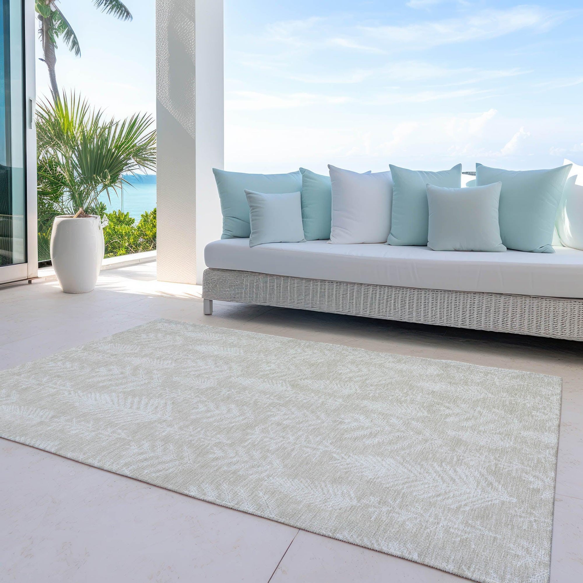 Addison Rugs Paelius Brown Washable Indoor-Outdoor Rug