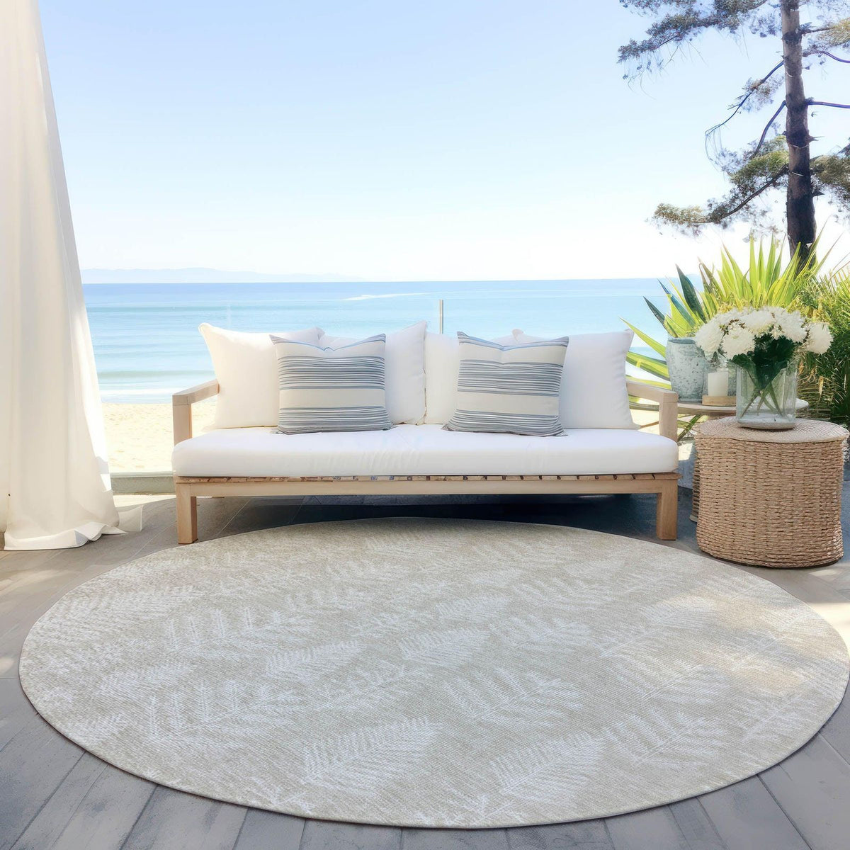 Addison Rugs Paelius Brown Washable Indoor-Outdoor Rug