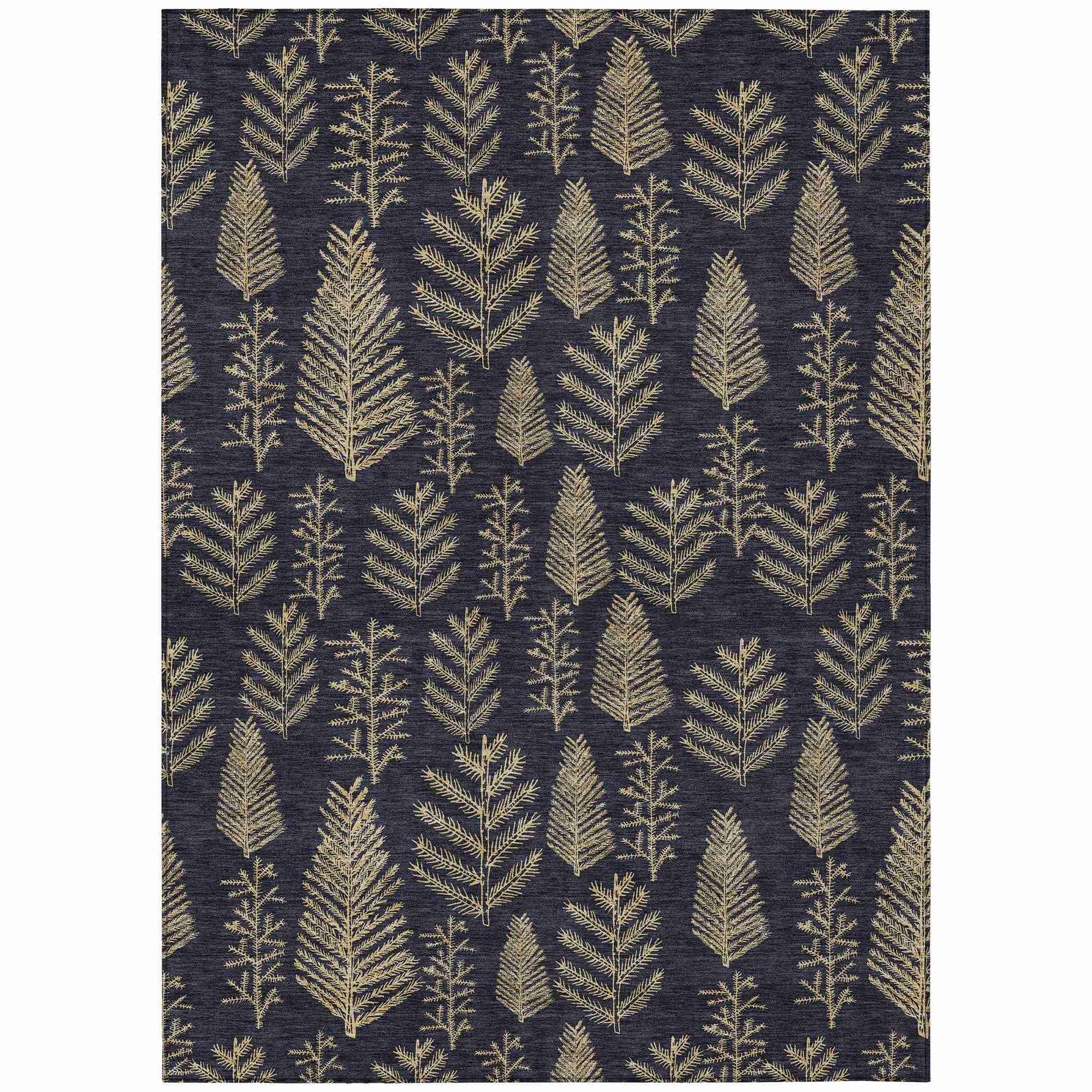 Addison Rugs Paelius Black Washable Indoor-Outdoor Rug