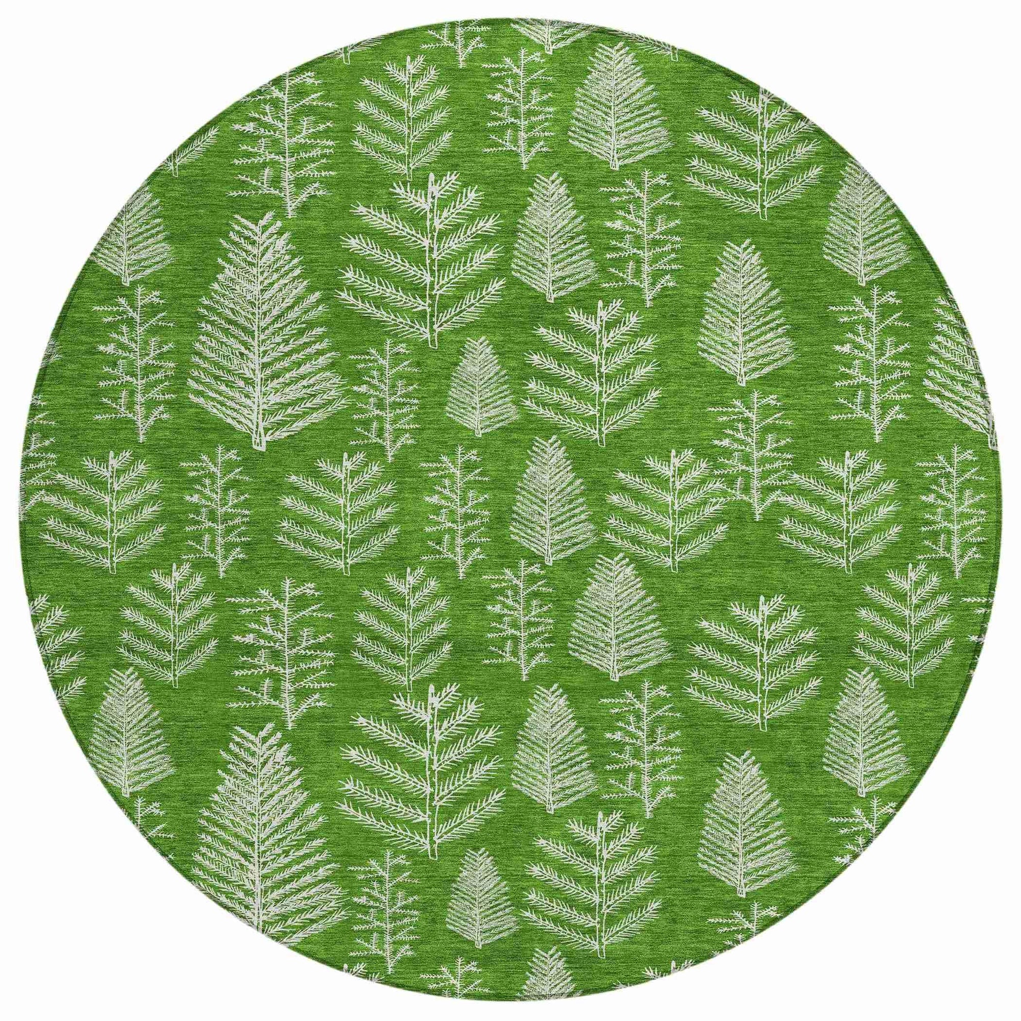 Addison Rugs Paelius Green Washable Indoor-Outdoor Rug