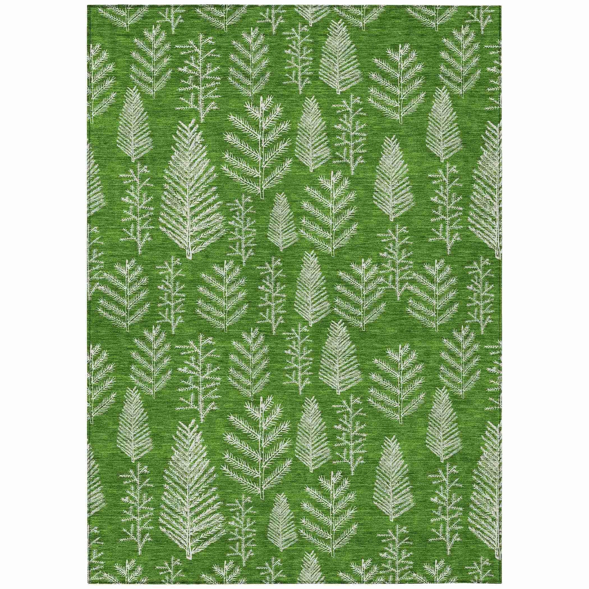 Addison Rugs Paelius Green Washable Indoor-Outdoor Rug