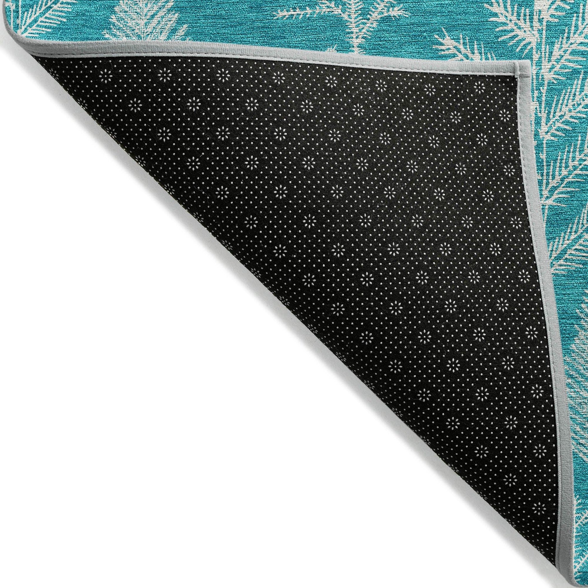 Addison Rugs Paelius Teal Washable Indoor-Outdoor Rug