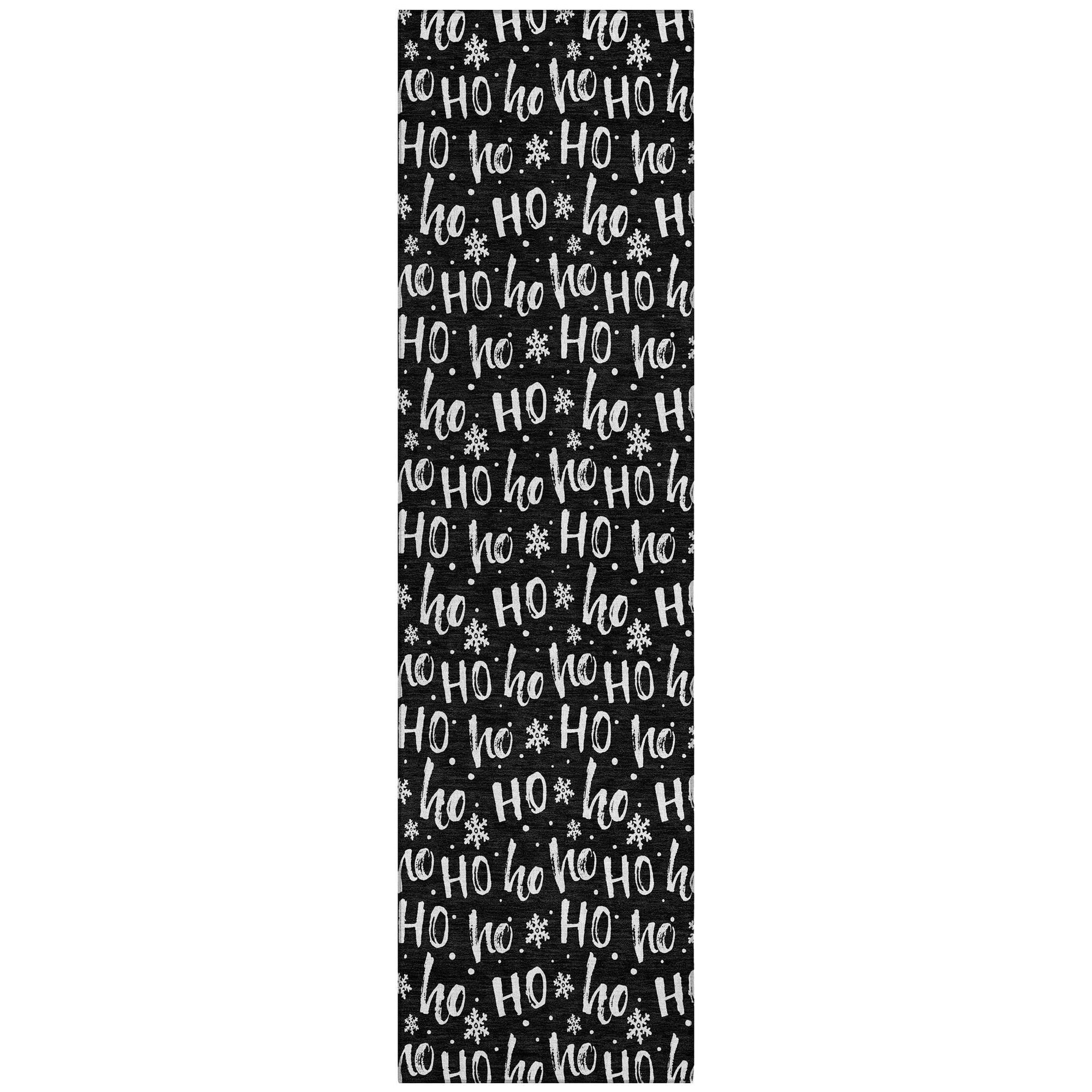 Addison Rugs Paelon Black Washable Indoor-Outdoor Rug