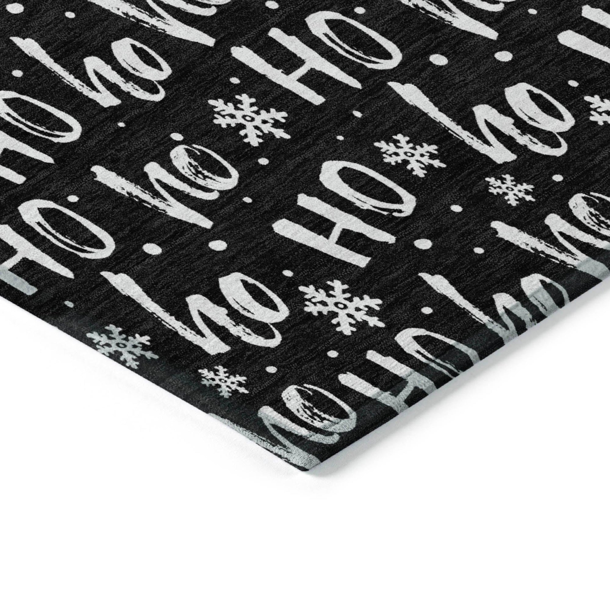 Addison Rugs Paelon Black Washable Indoor-Outdoor Rug