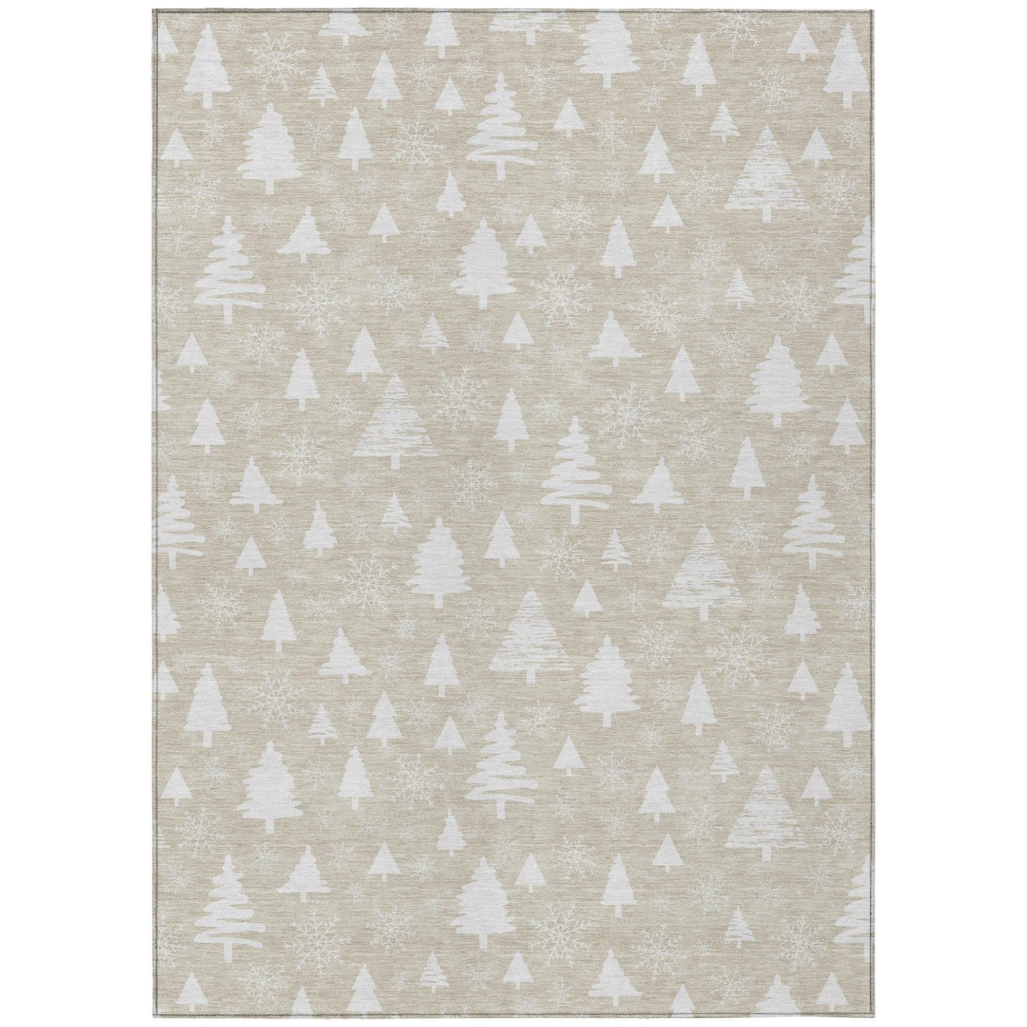 Addison Rugs Paelor Brown Washable Indoor-Outdoor Rug
