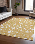 Addison Rugs Paelor Gold Washable Indoor-Outdoor Rug