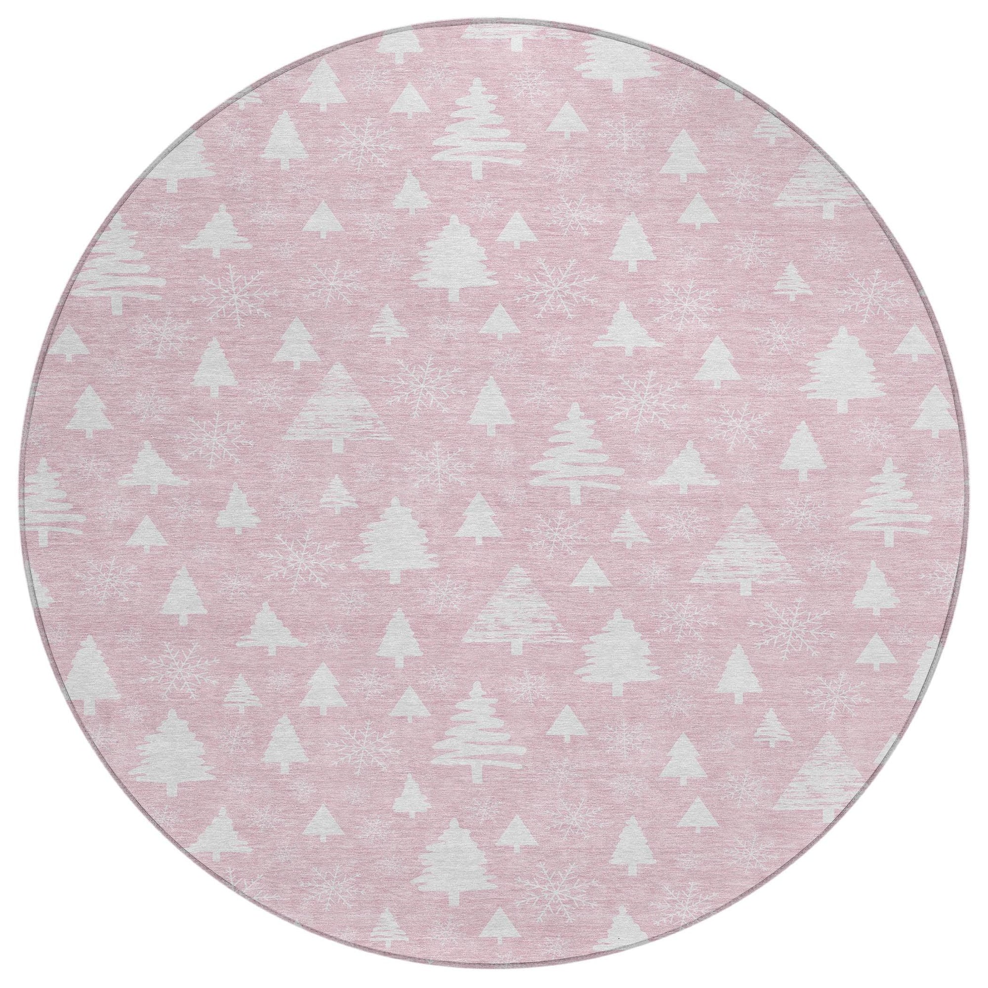Addison Rugs Paelor Pink Washable Indoor-Outdoor Rug