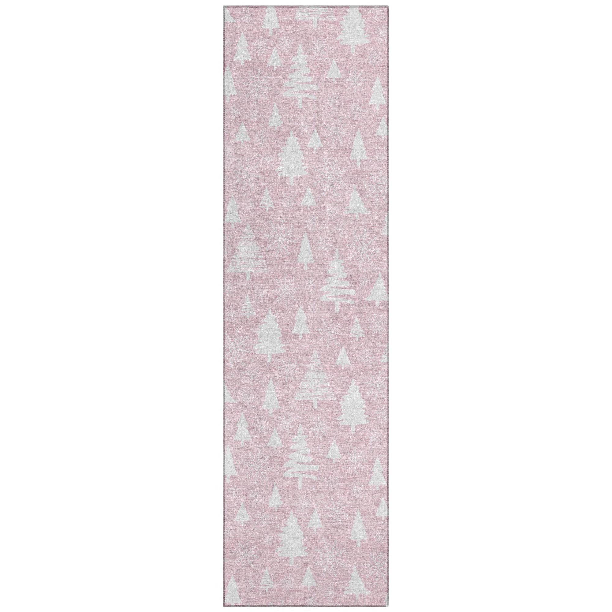 Addison Rugs Paelor Pink Washable Indoor-Outdoor Rug