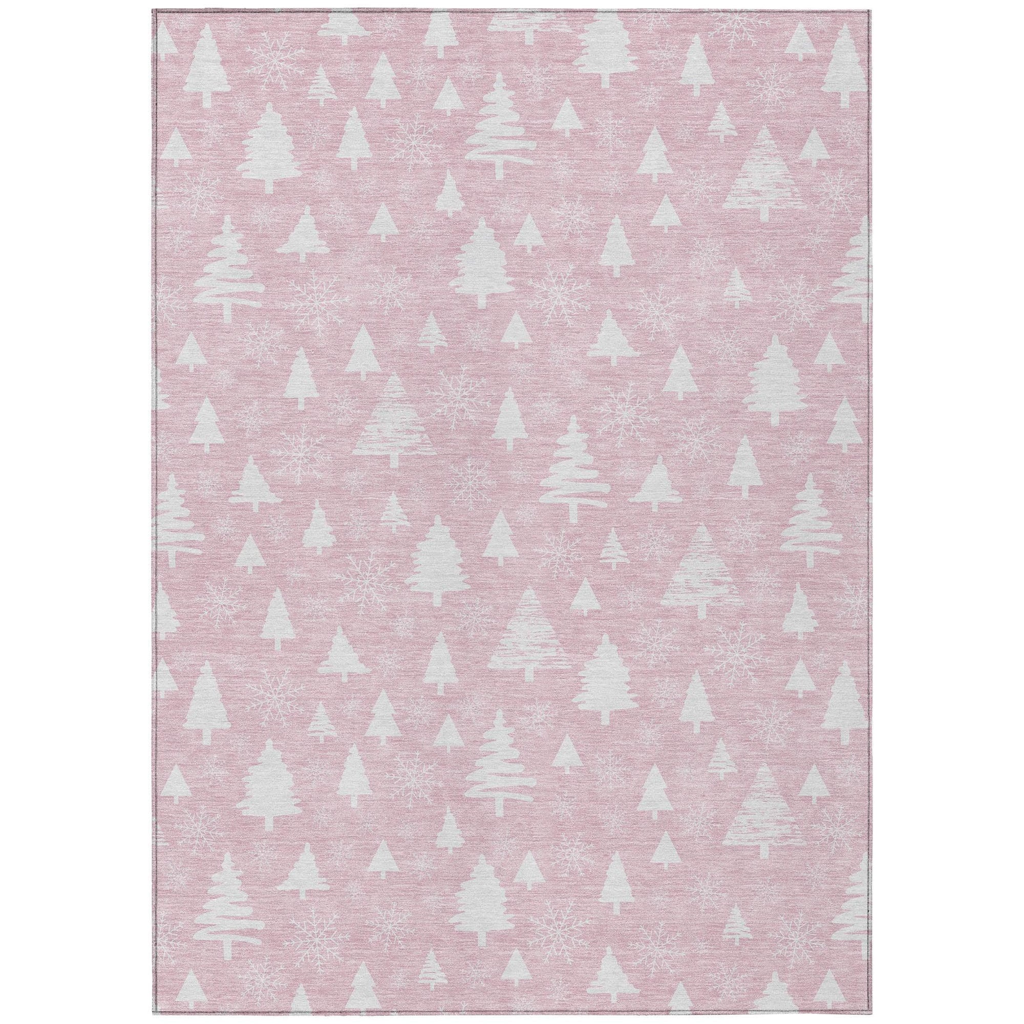 Addison Rugs Paelor Pink Washable Indoor-Outdoor Rug