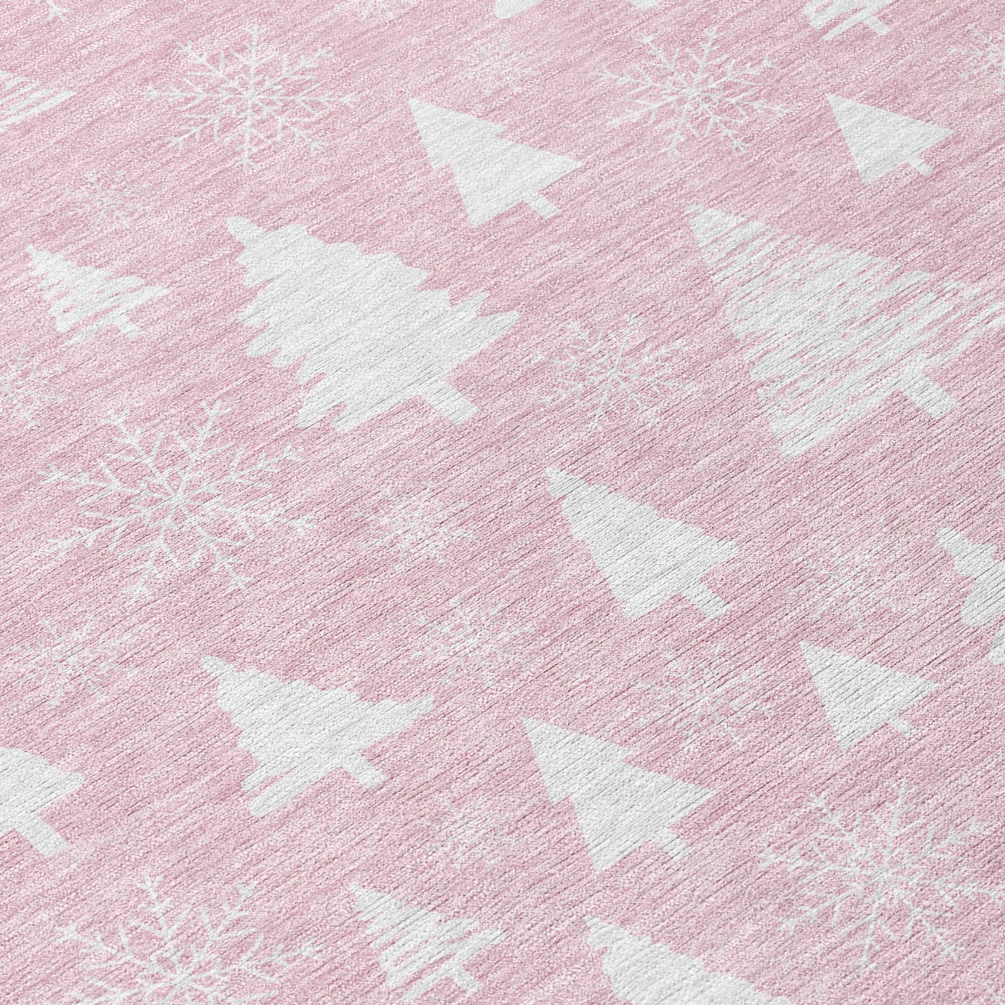 Addison Rugs Paelor Pink Washable Indoor-Outdoor Rug