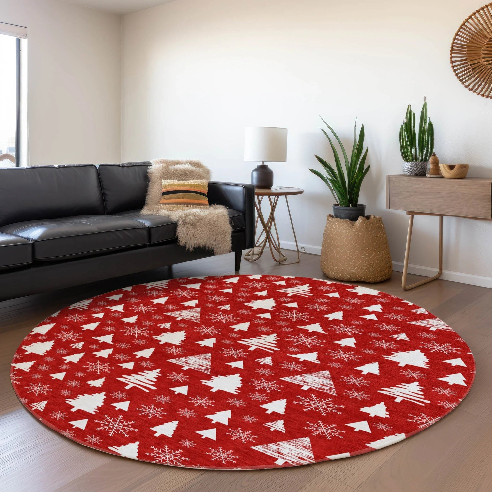 Addison Rugs Paelor Red Washable Indoor-Outdoor Rug