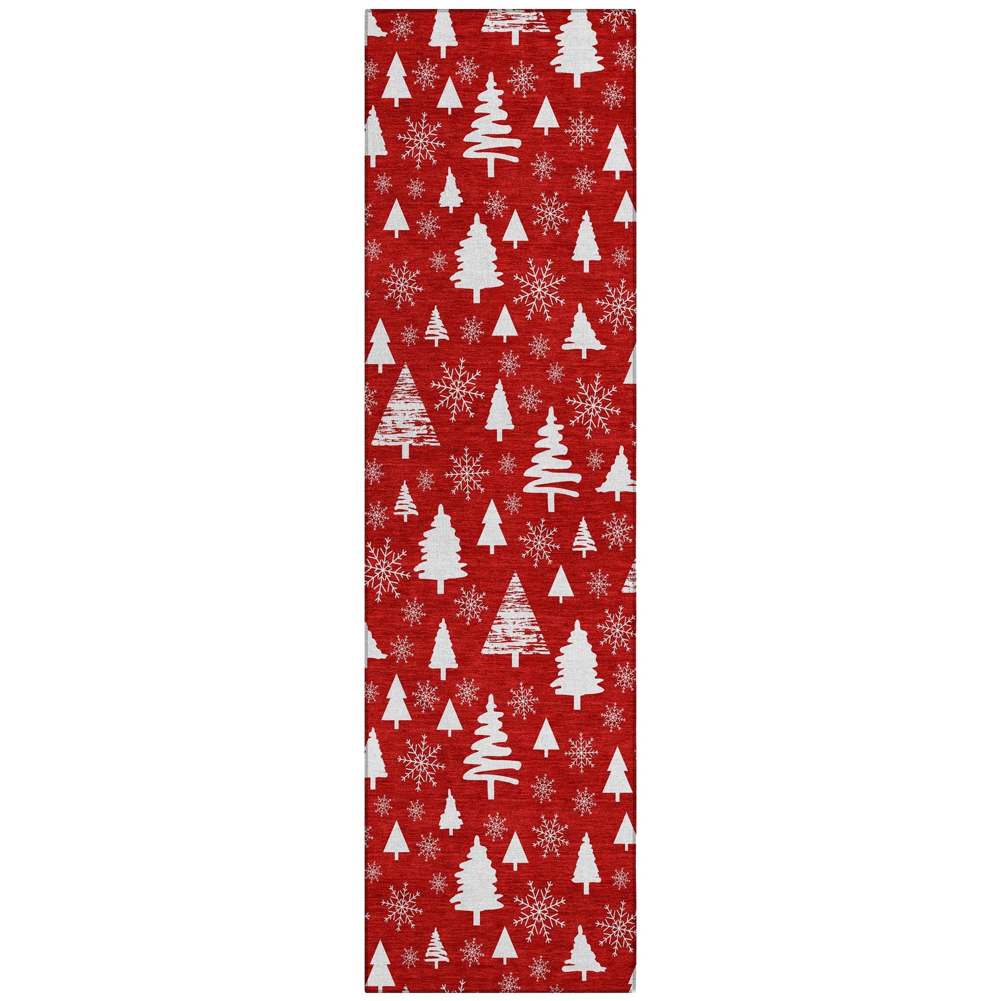 Addison Rugs Paelor Red Washable Indoor-Outdoor Rug