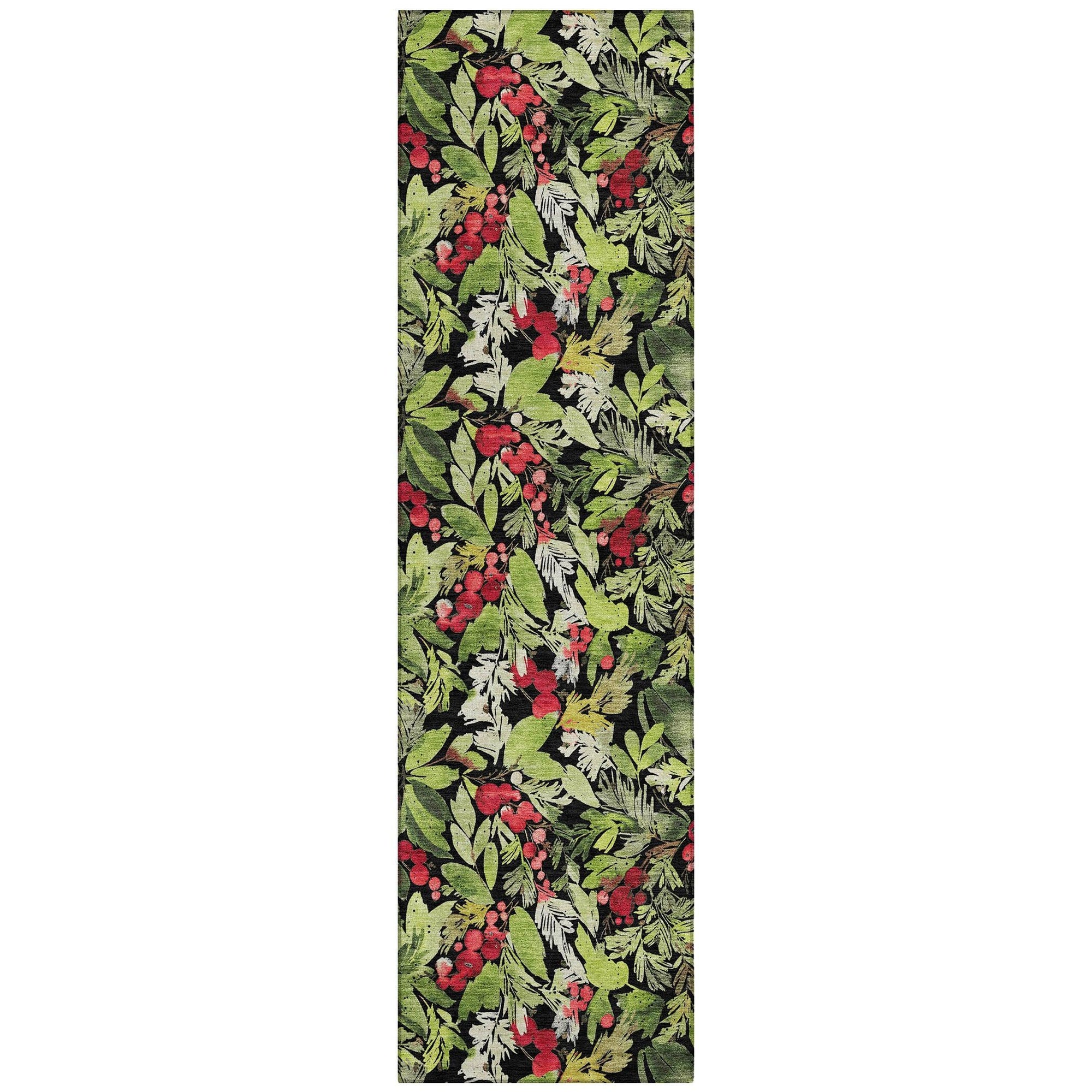 Addison Rugs Paelora Black Washable Indoor-Outdoor Rug
