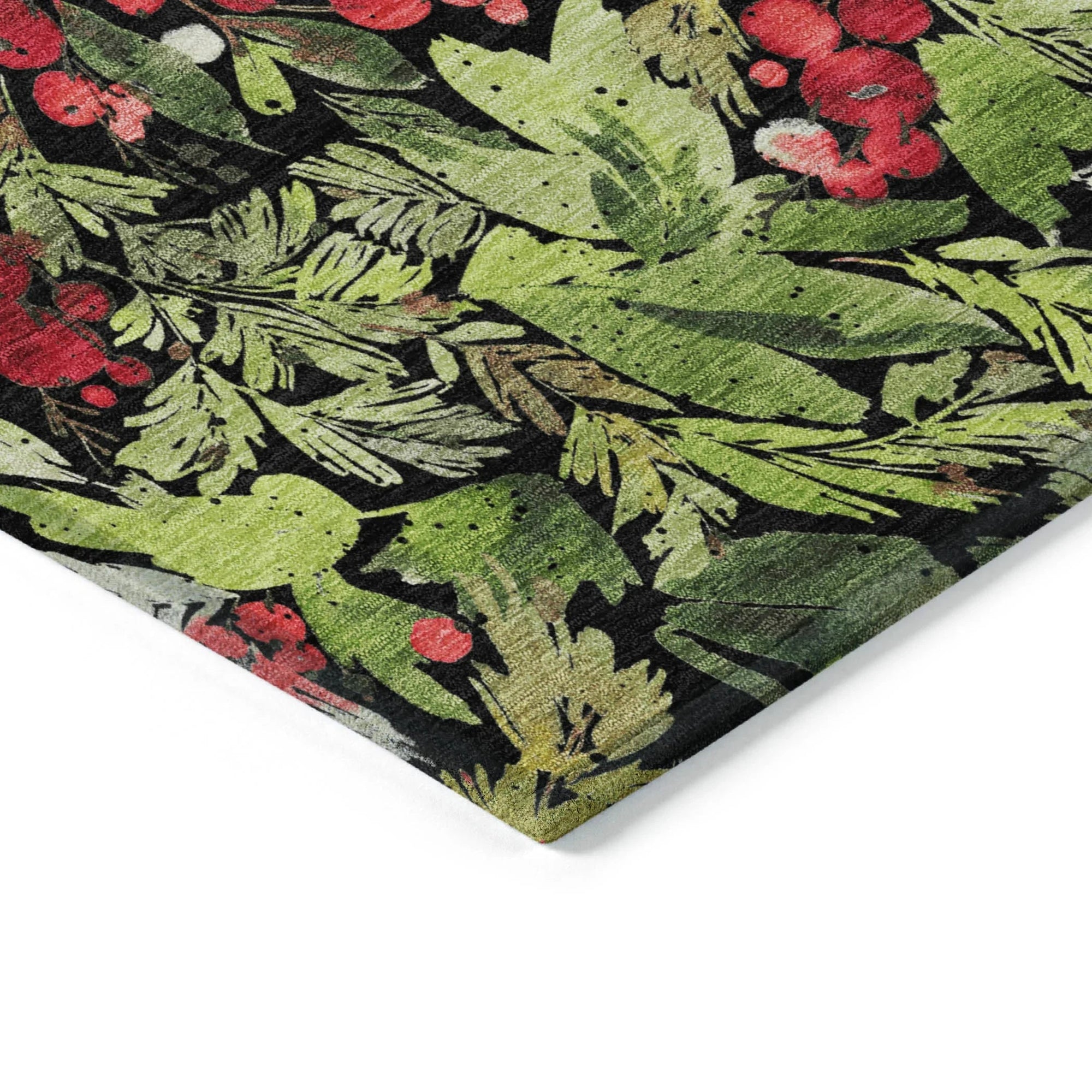 Addison Rugs Paelora Black Washable Indoor-Outdoor Rug