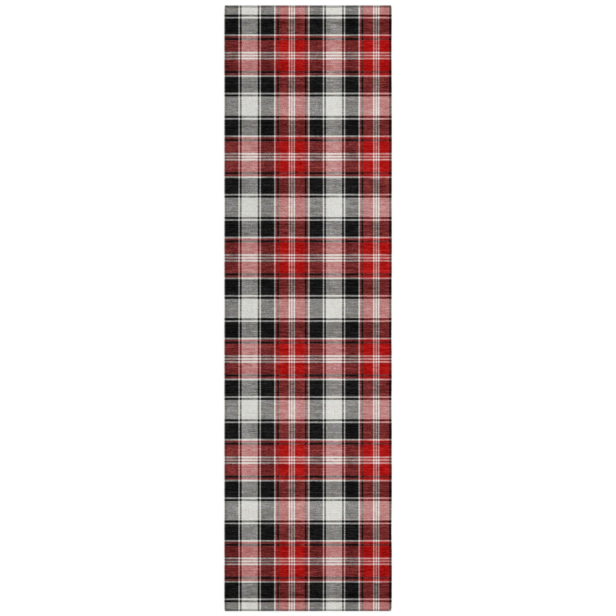 Addison Rugs Quaanor Black Washable Indoor-Outdoor Rug