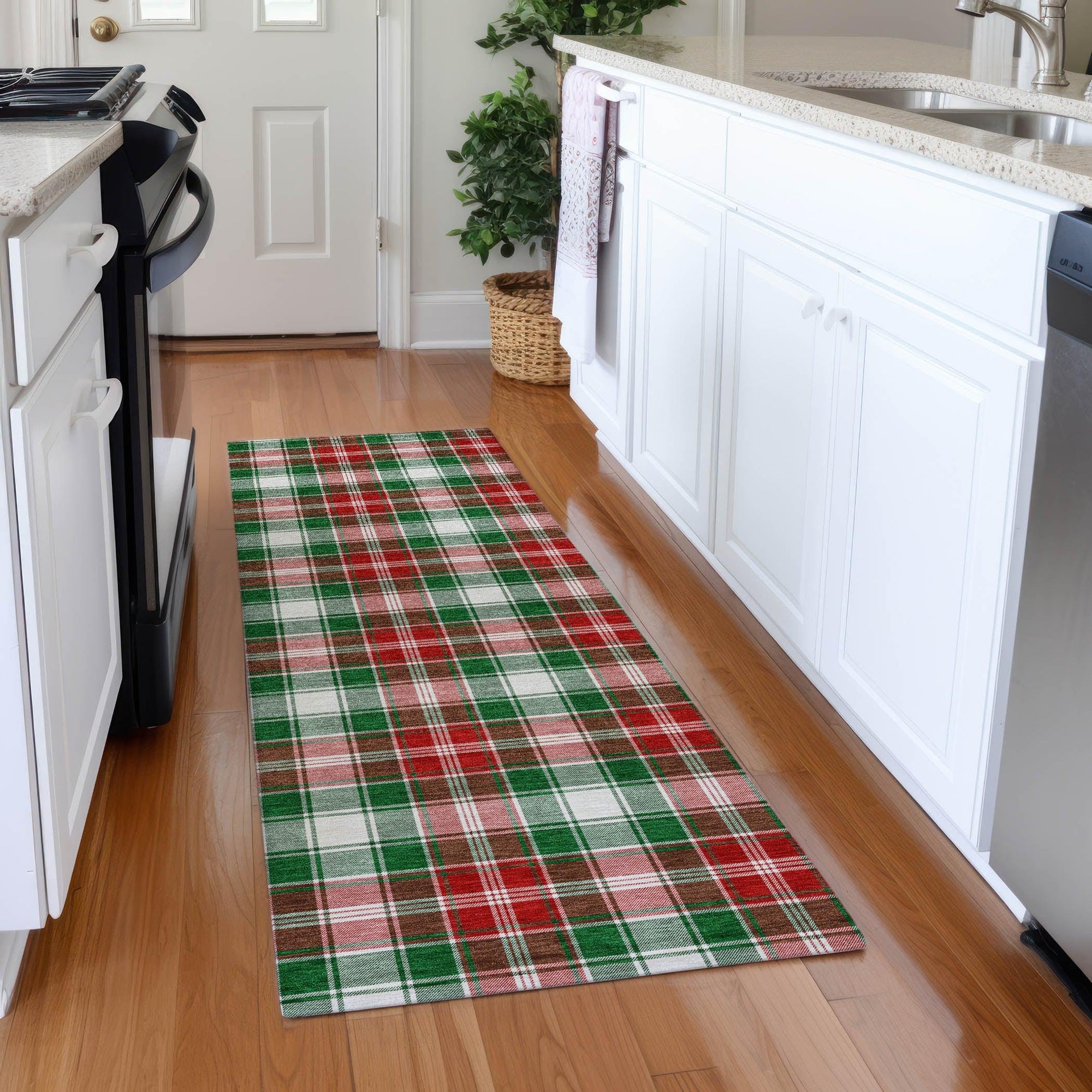Addison Rugs Quaanor Emerald Washable Indoor-Outdoor Rug
