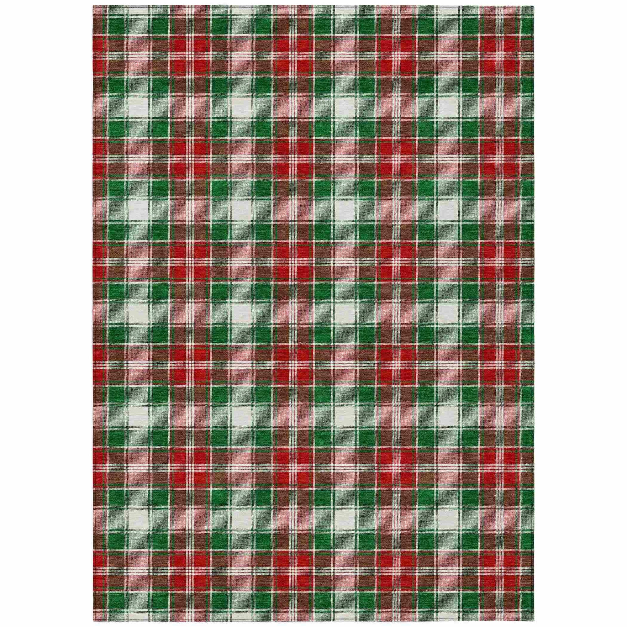 Addison Rugs Quaanor Emerald Washable Indoor-Outdoor Rug