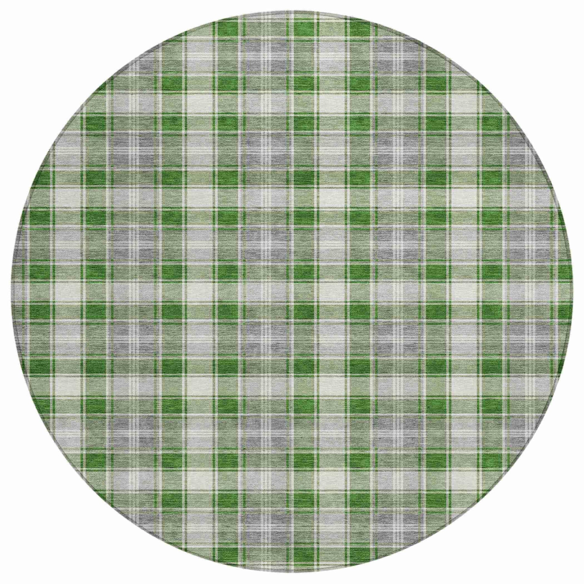 Addison Rugs Quaanor Green Washable Indoor-Outdoor Rug