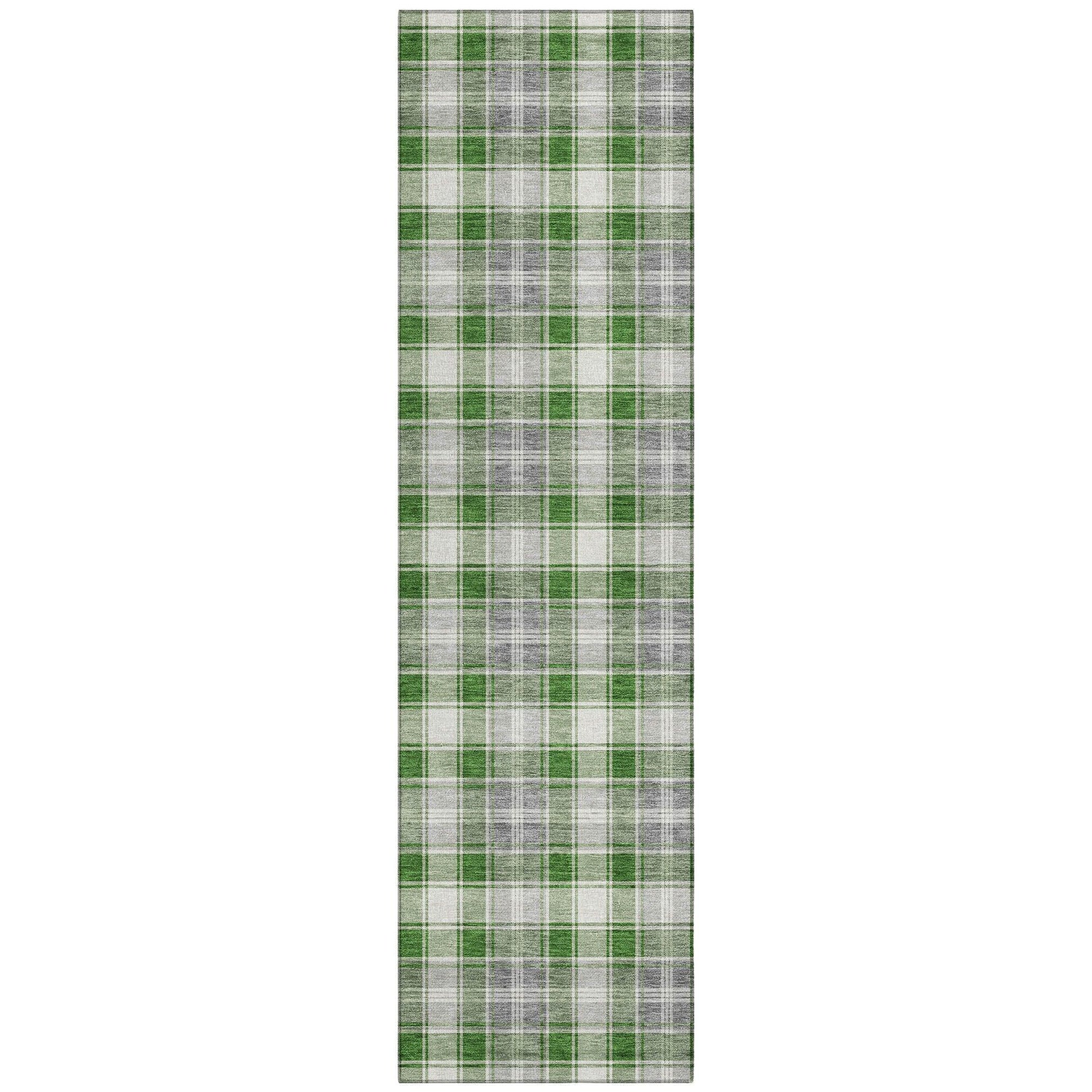 Addison Rugs Quaanor Green Washable Indoor-Outdoor Rug