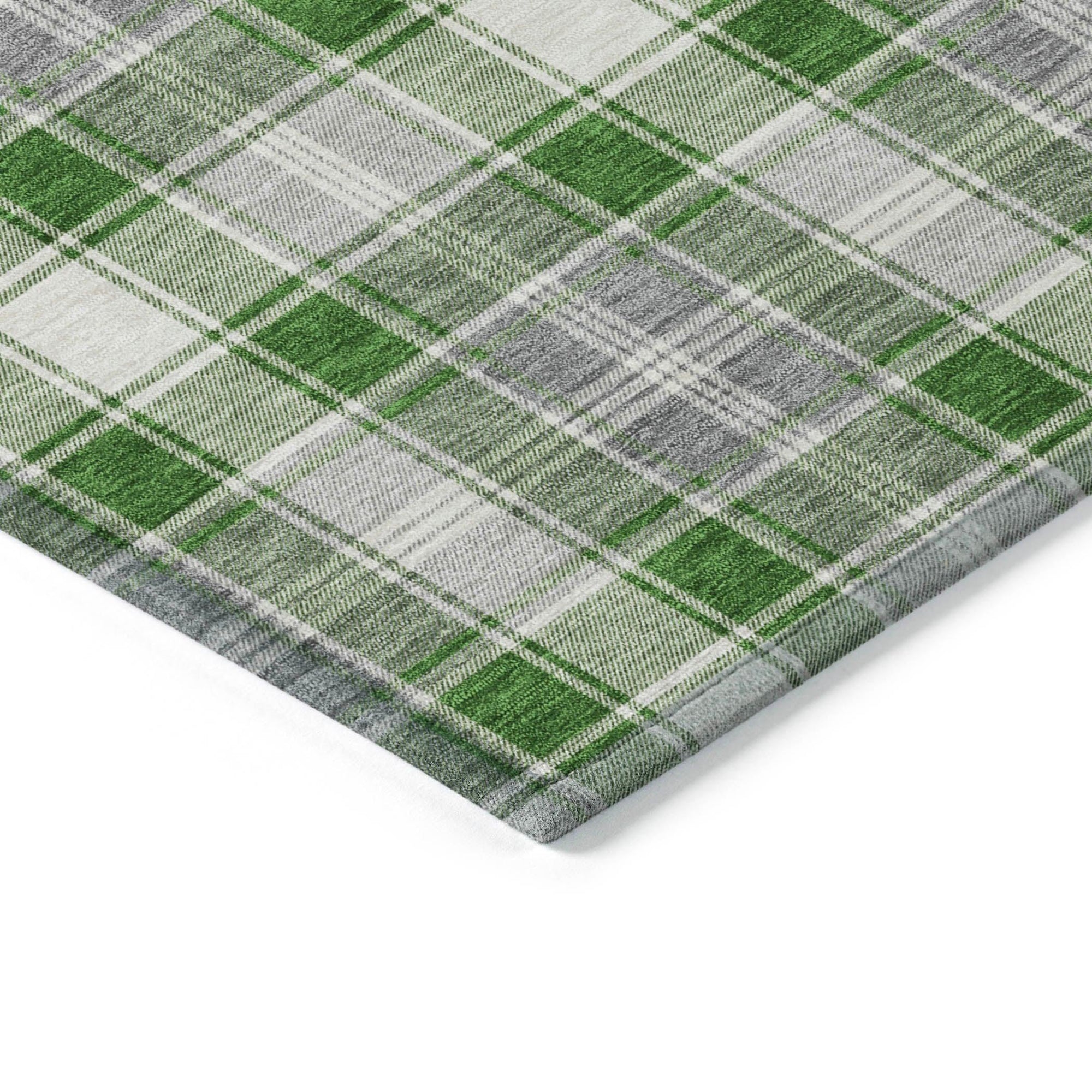 Addison Rugs Quaanor Green Washable Indoor-Outdoor Rug