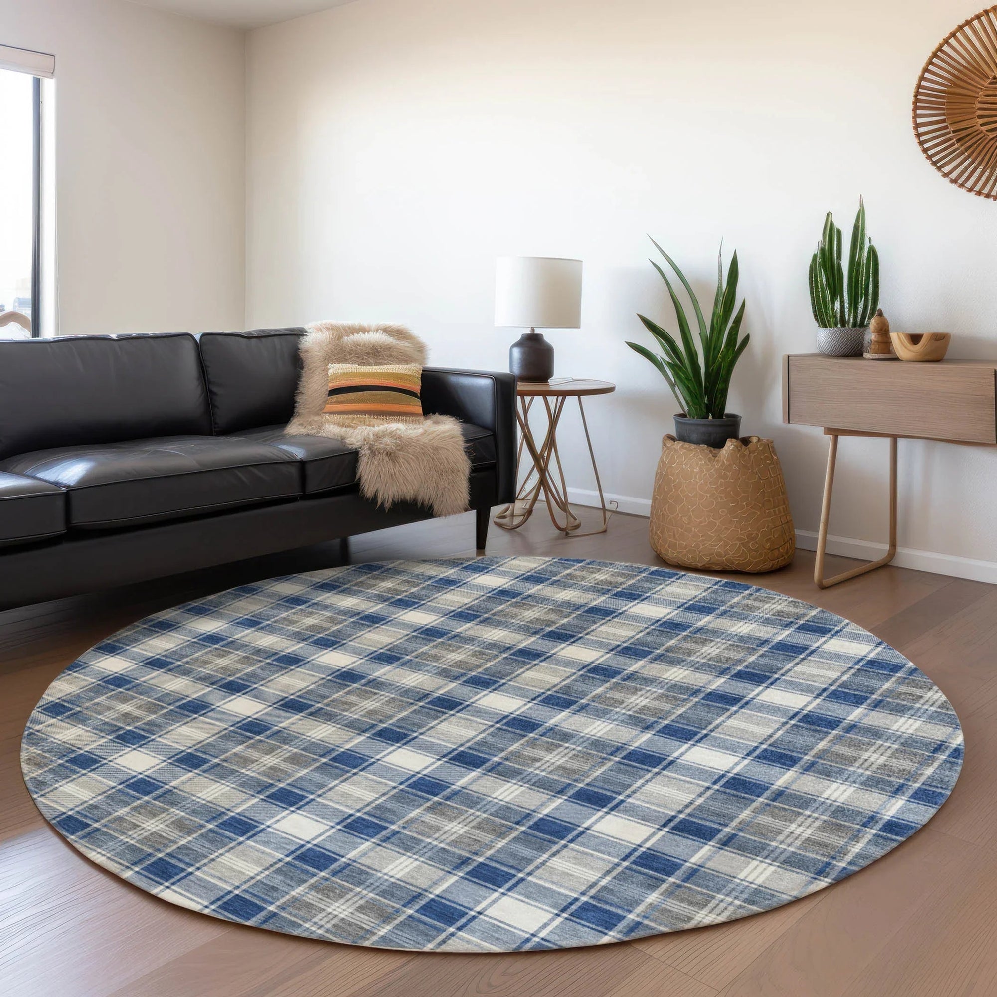 Addison Rugs Quaanor Blue Washable Indoor-Outdoor Rug