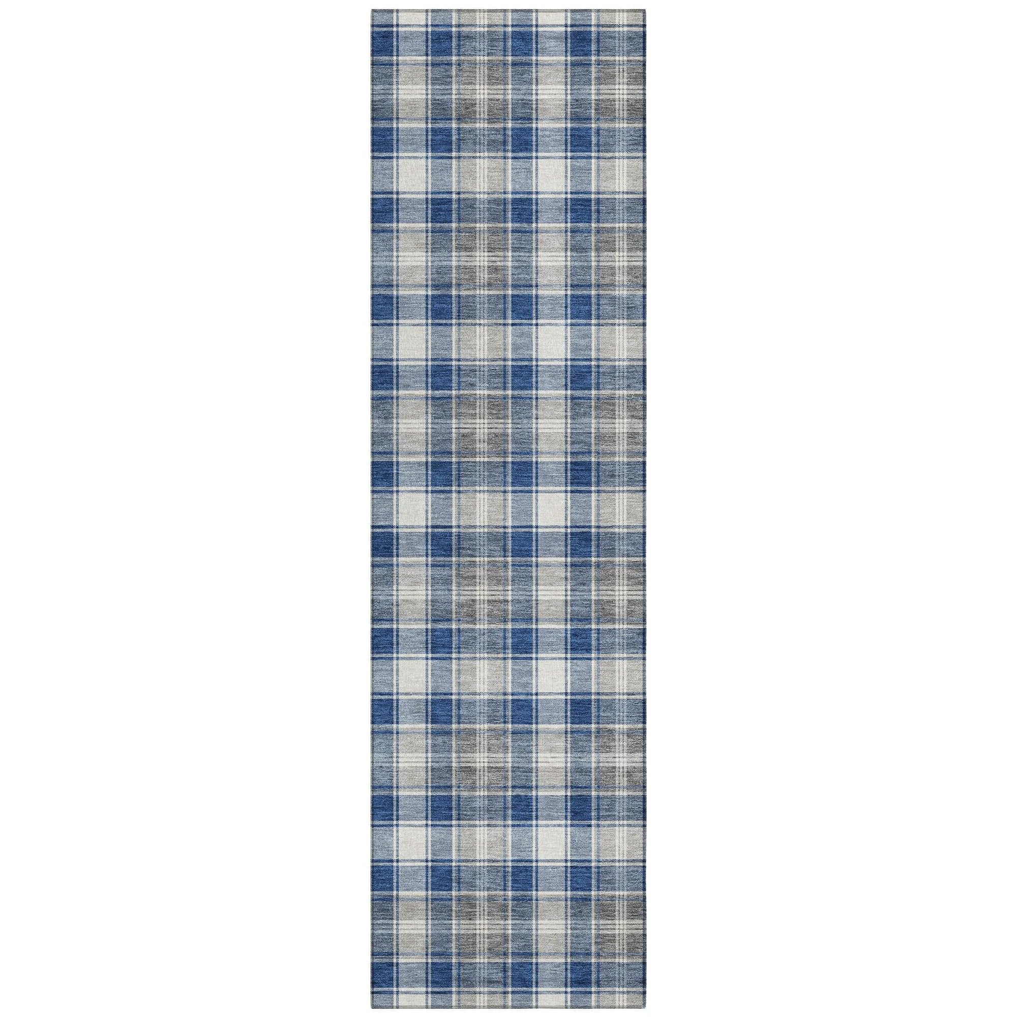 Addison Rugs Quaanor Blue Washable Indoor-Outdoor Rug