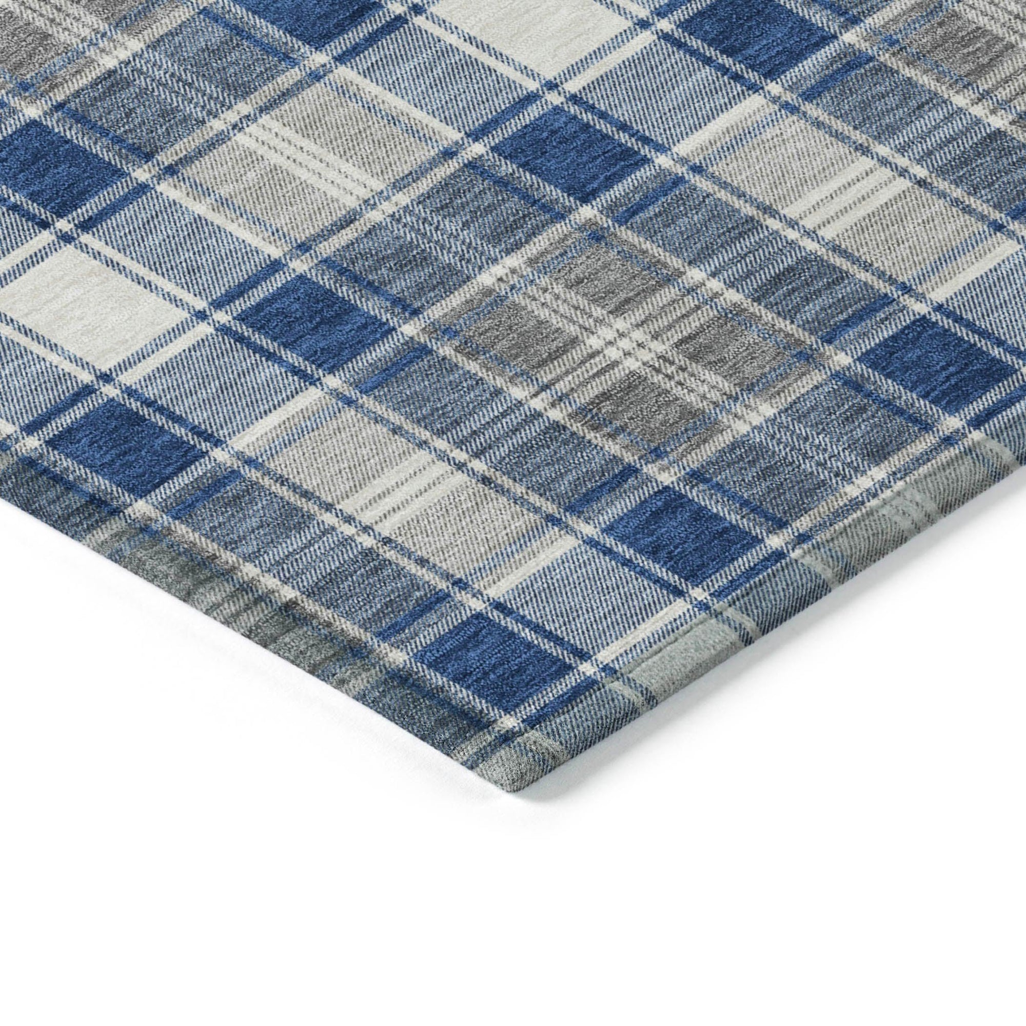 Addison Rugs Quaanor Blue Washable Indoor-Outdoor Rug