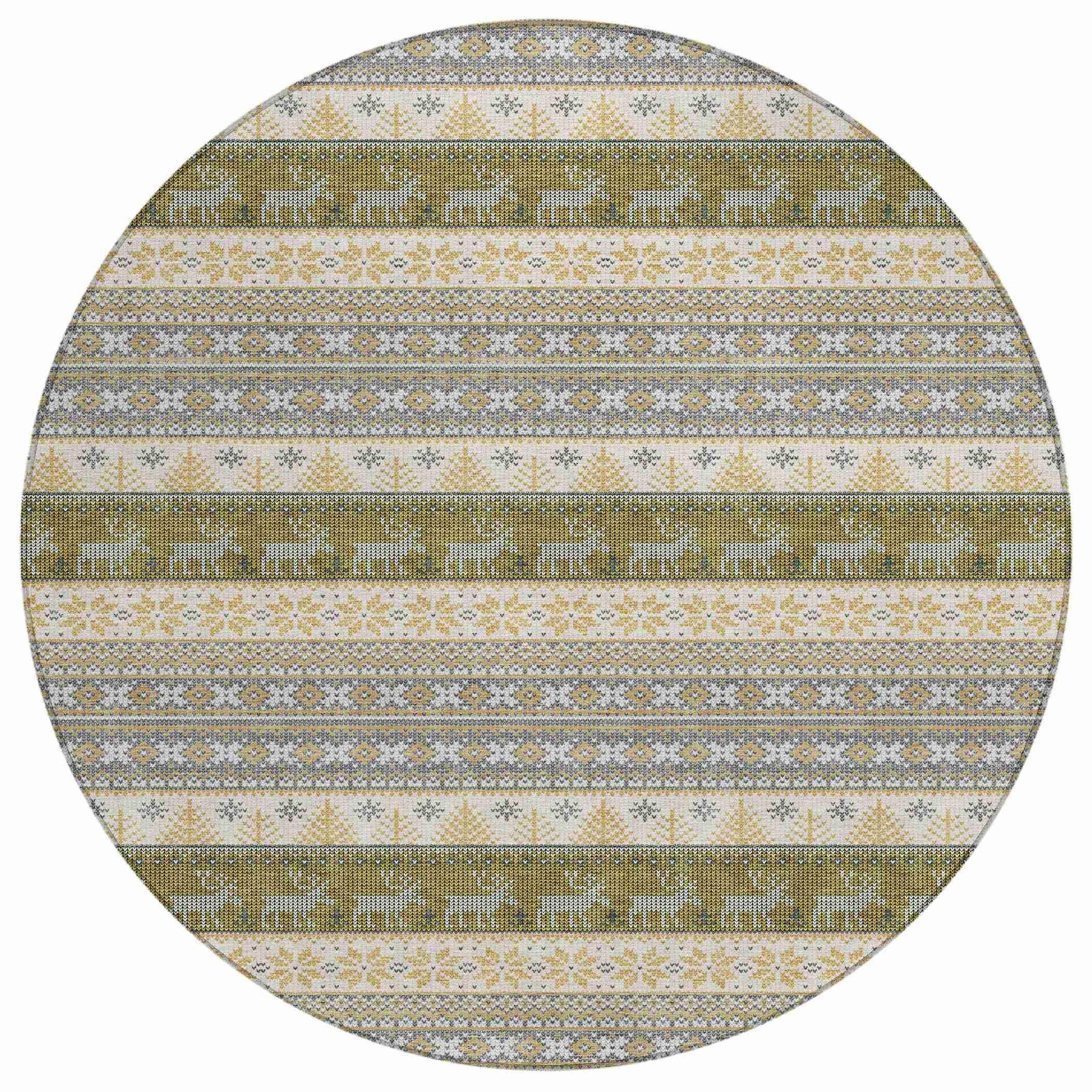 Addison Rugs Quaara Gray Washable Indoor-Outdoor Rug