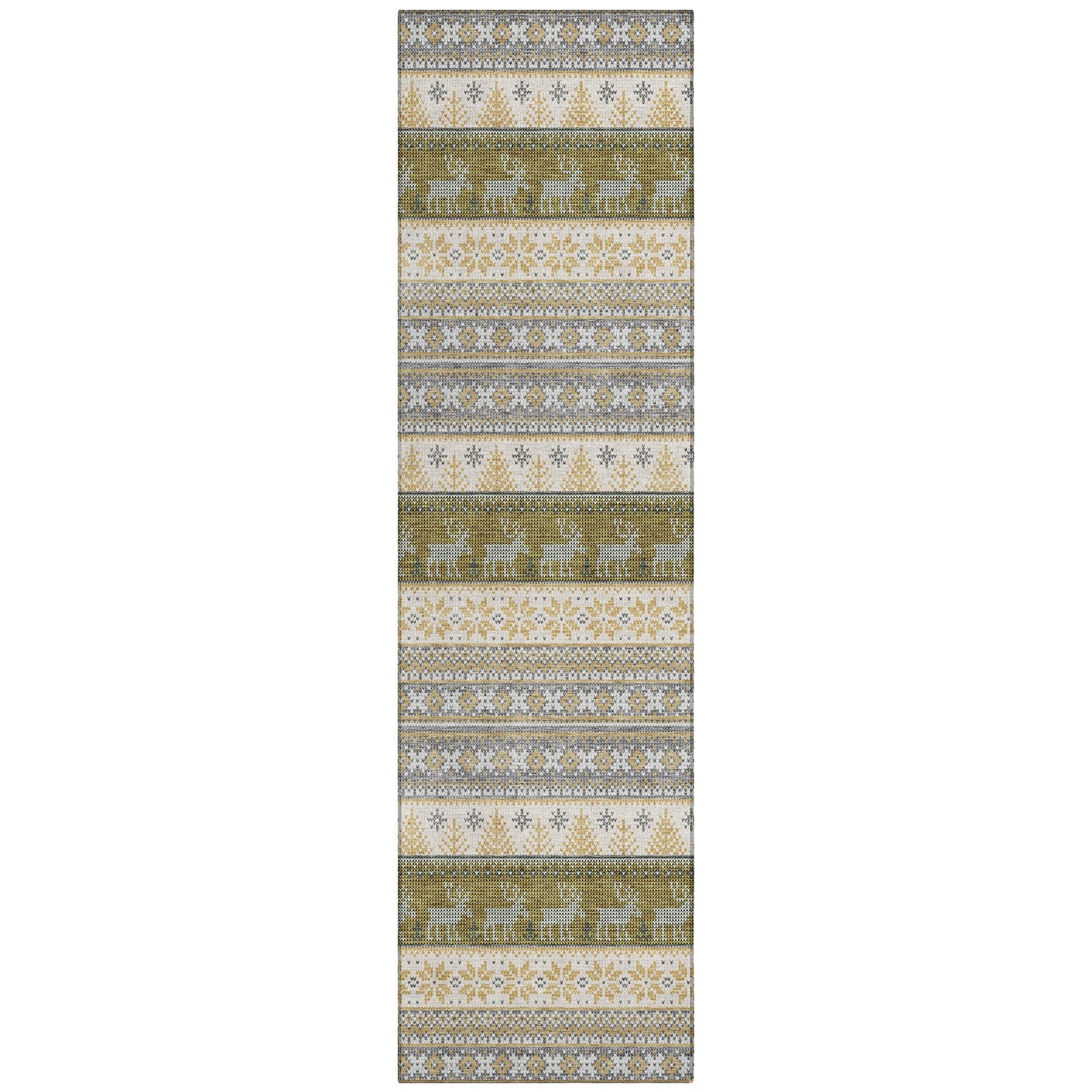 Addison Rugs Quaara Gray Washable Indoor-Outdoor Rug