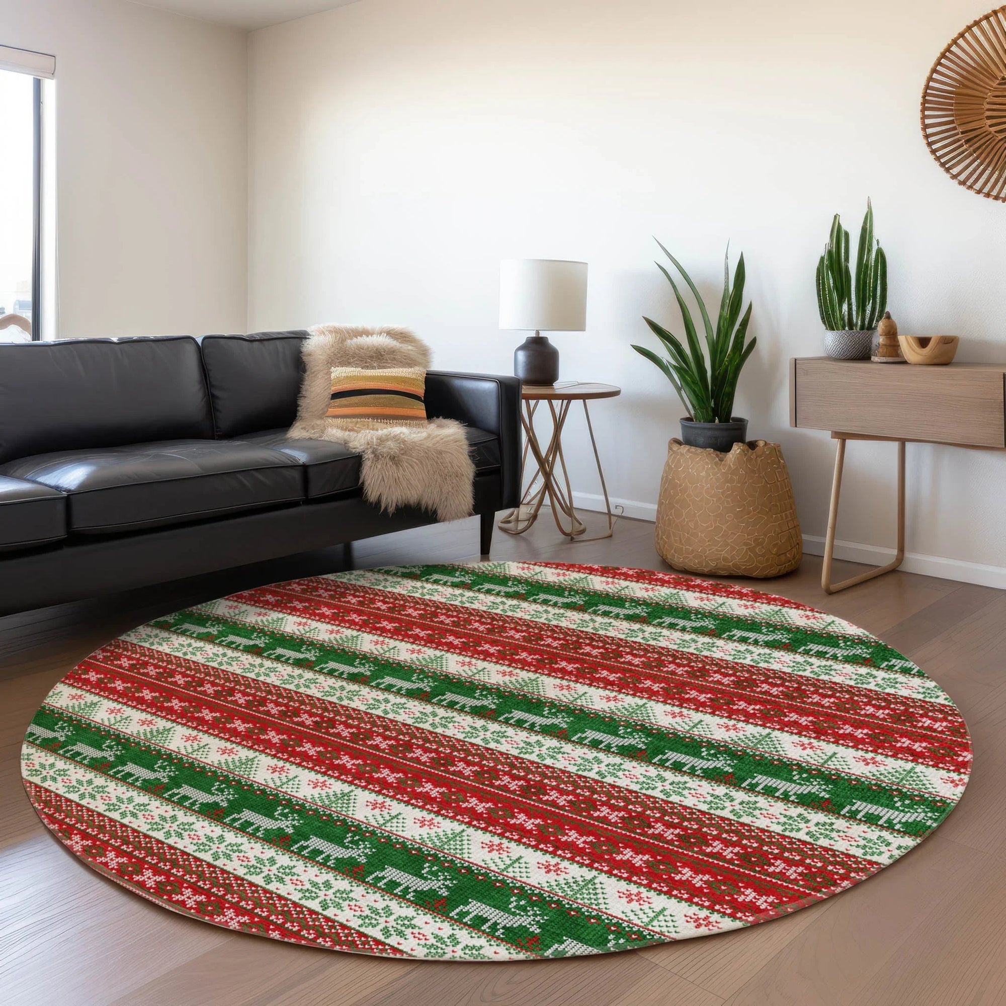 Addison Rugs Quaara Red Washable Indoor-Outdoor Rug