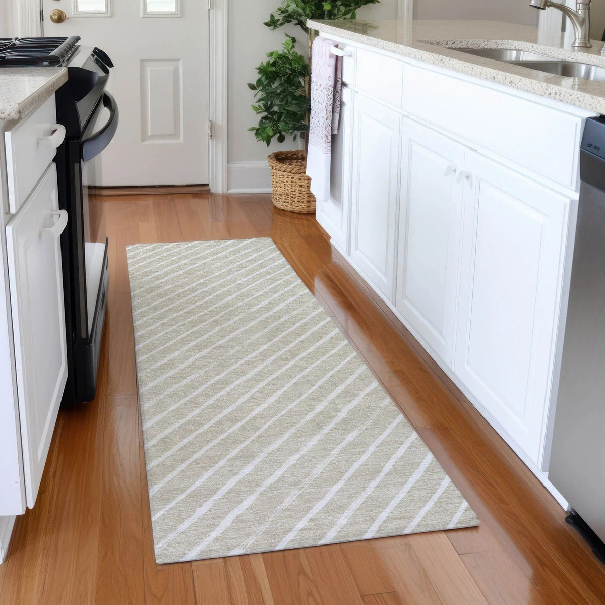 Addison Rugs Quaara Brown Washable Indoor-Outdoor Rug