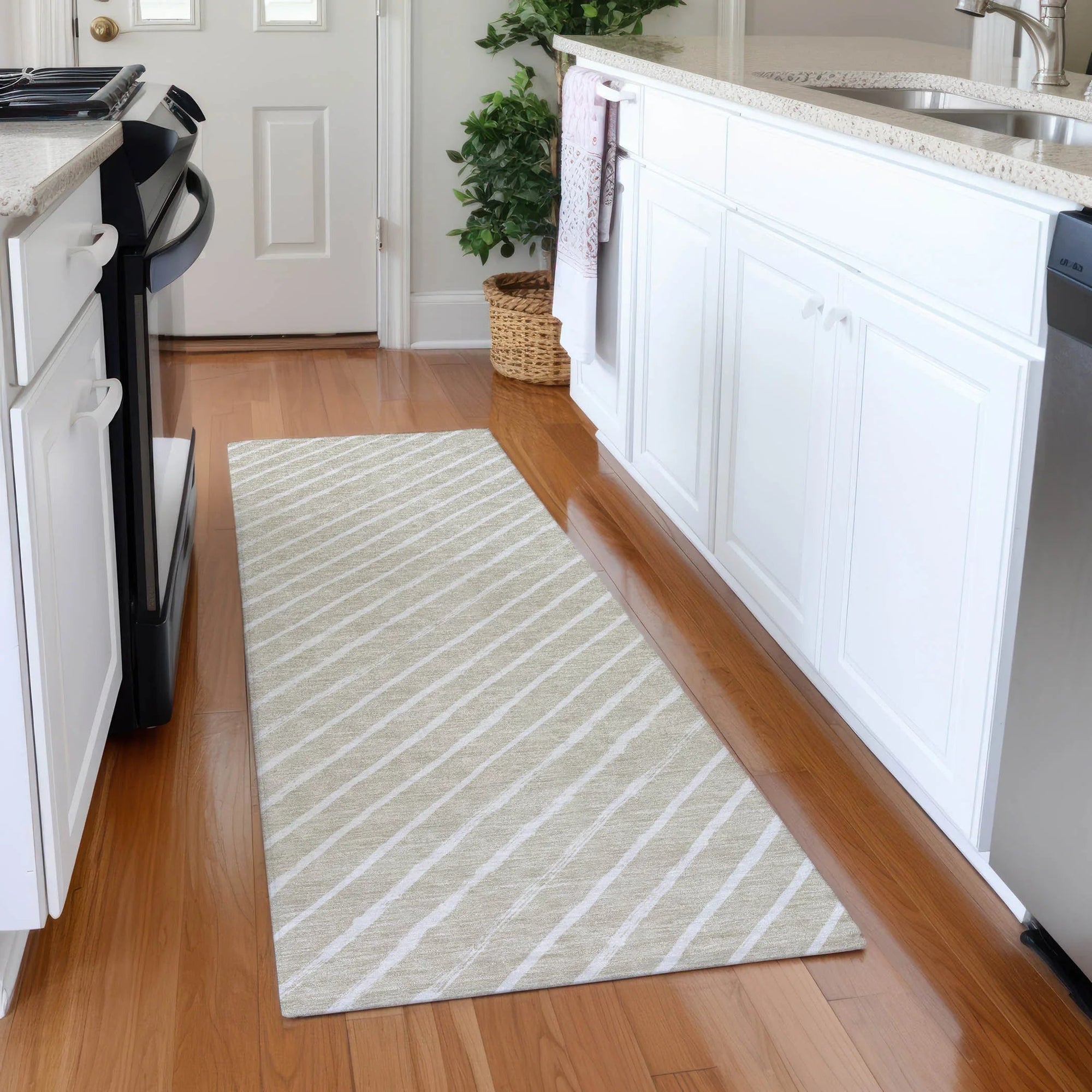 Addison Rugs Quaara Brown Washable Indoor-Outdoor Rug