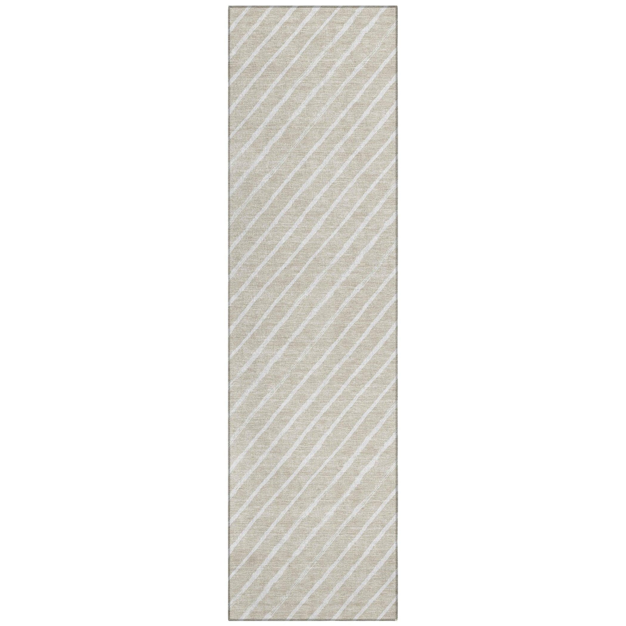 Addison Rugs Quaara Brown Washable Indoor-Outdoor Rug