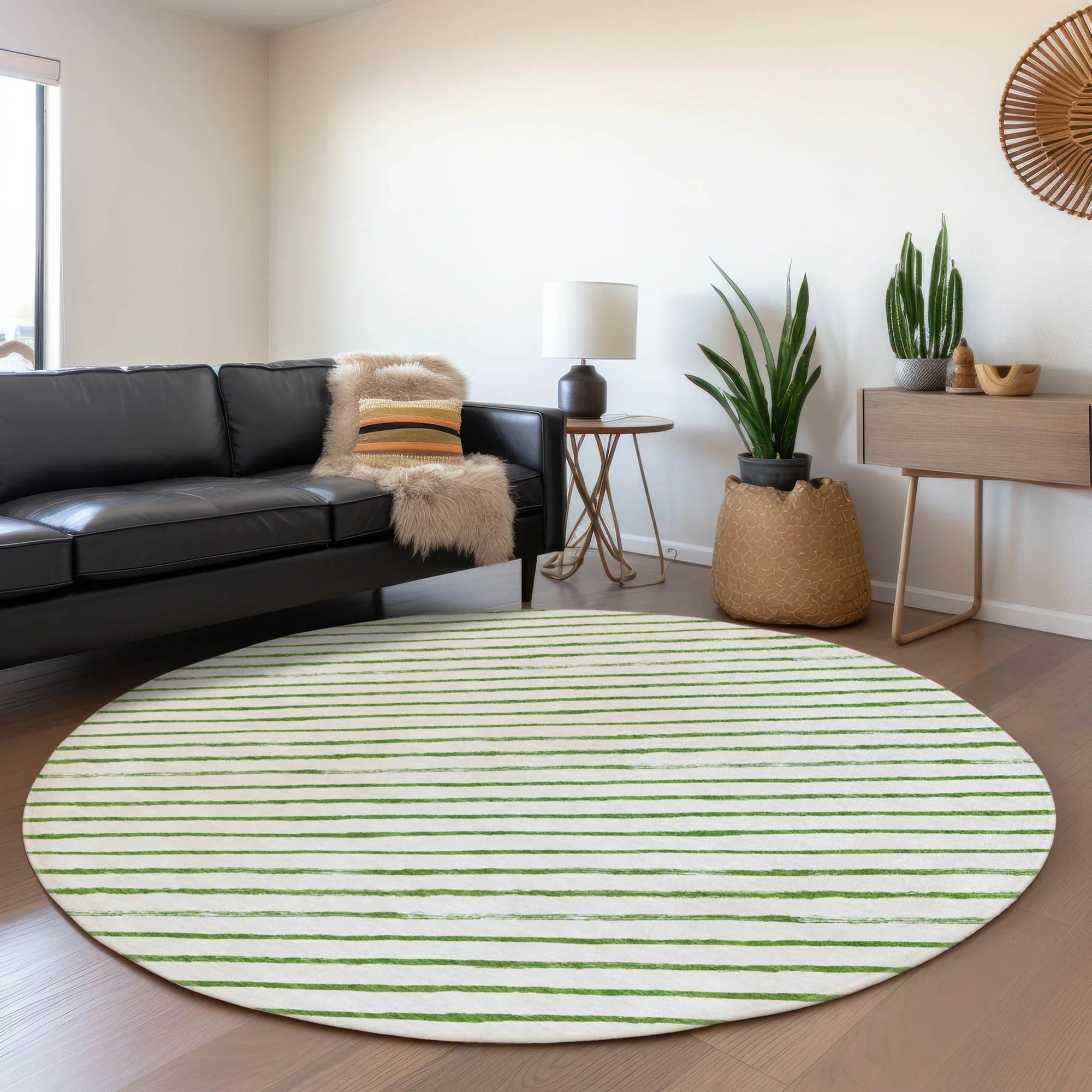 Addison Rugs Quaaris Green Washable Indoor-Outdoor Rug
