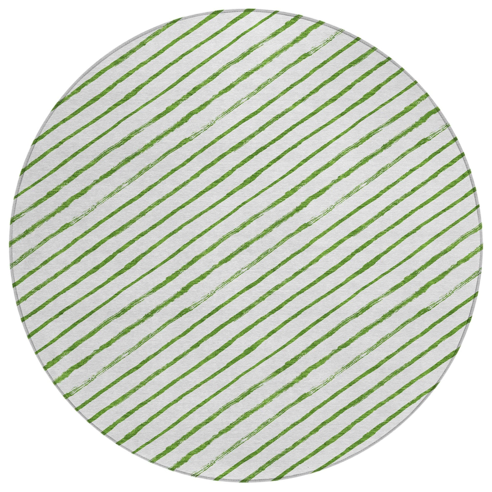 Addison Rugs Quaaris Green Washable Indoor-Outdoor Rug