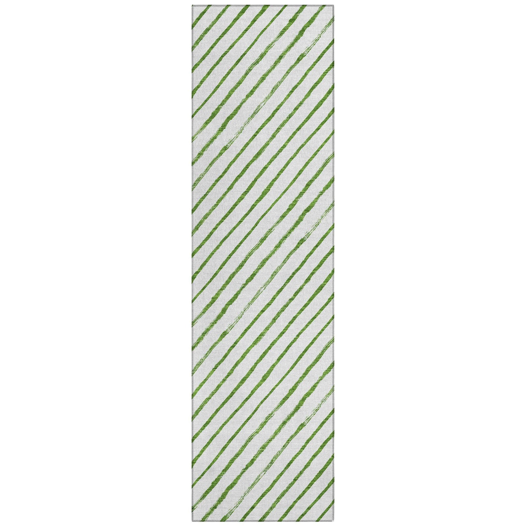 Addison Rugs Quaaris Green Washable Indoor-Outdoor Rug