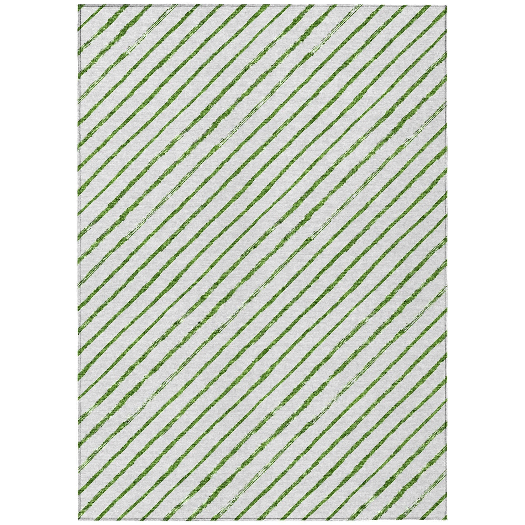 Addison Rugs Quaaris Green Washable Indoor-Outdoor Rug
