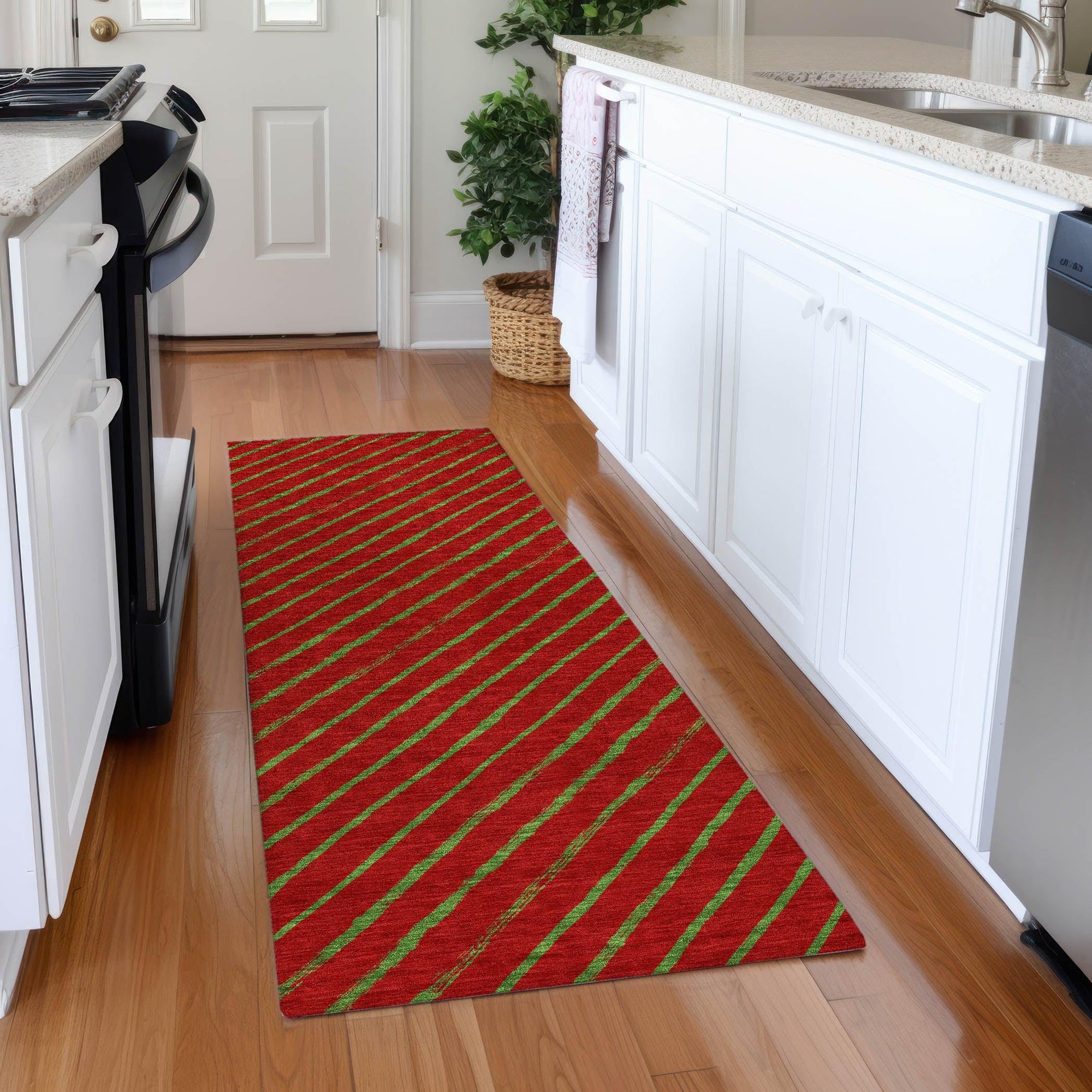 Addison Rugs Quaaris Merlot Washable Indoor-Outdoor Rug