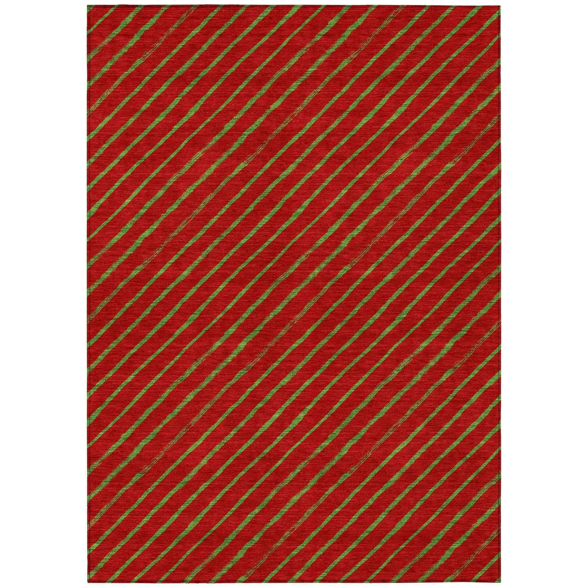 Addison Rugs Quaaris Merlot Washable Indoor-Outdoor Rug