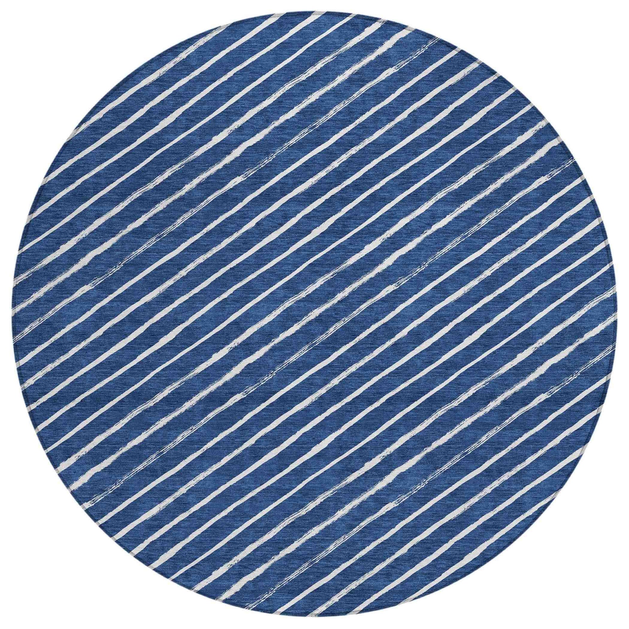 Addison Rugs Quaaris Blue Washable Indoor-Outdoor Rug