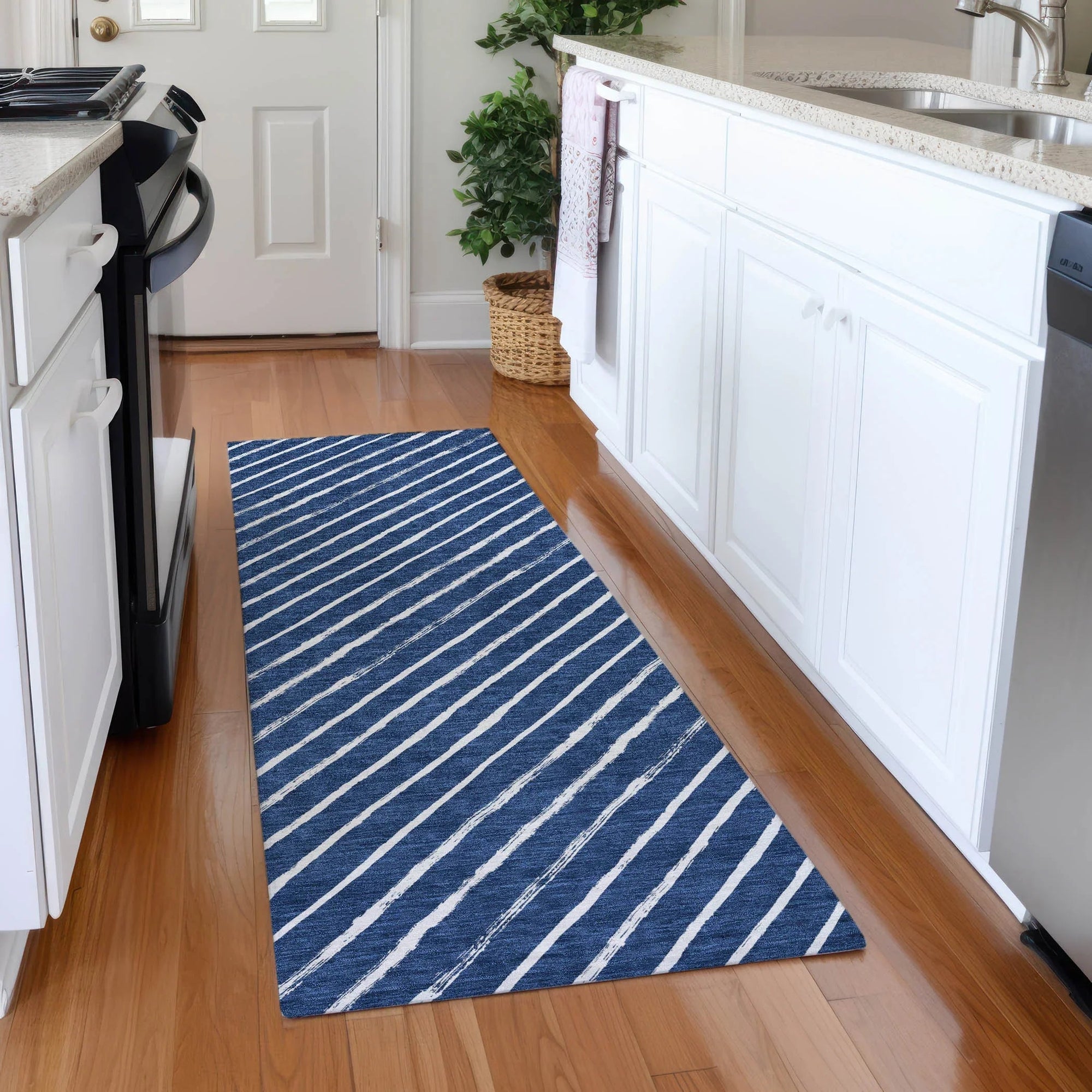 Addison Rugs Quaaris Blue Washable Indoor-Outdoor Rug