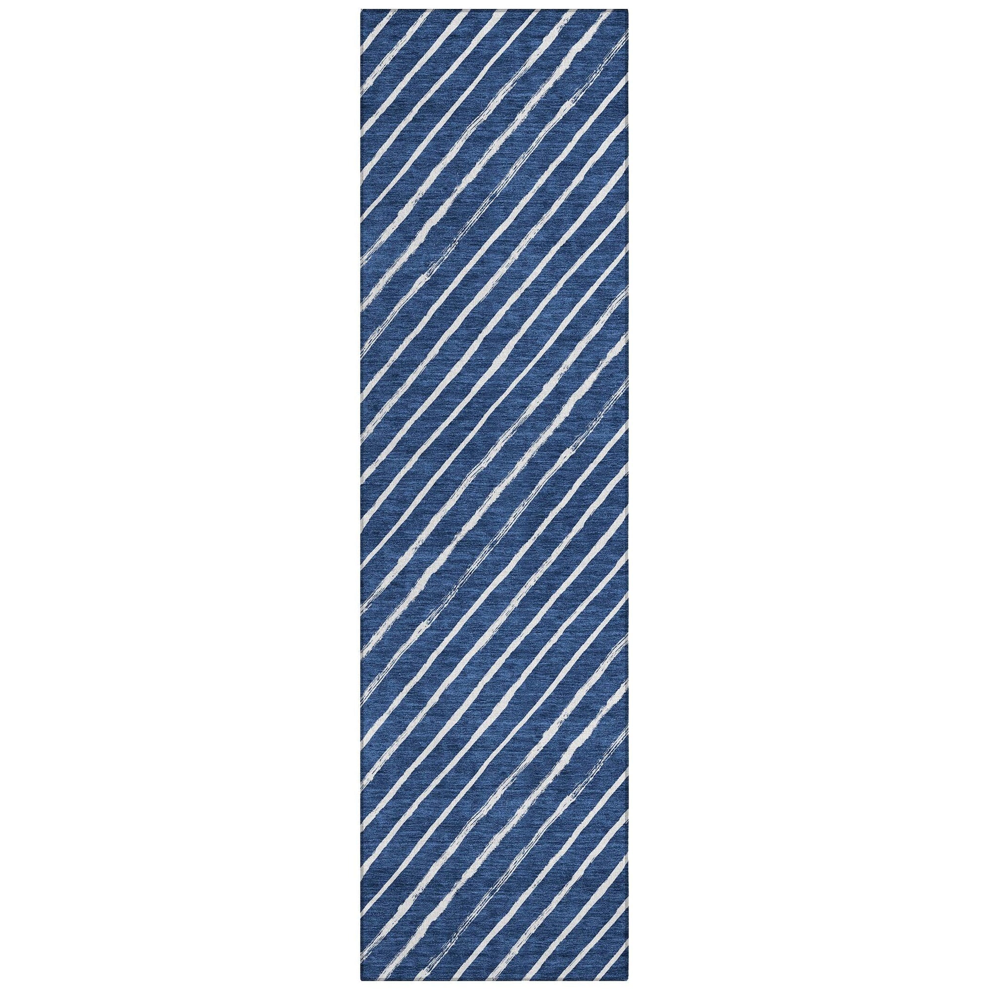 Addison Rugs Quaaris Blue Washable Indoor-Outdoor Rug