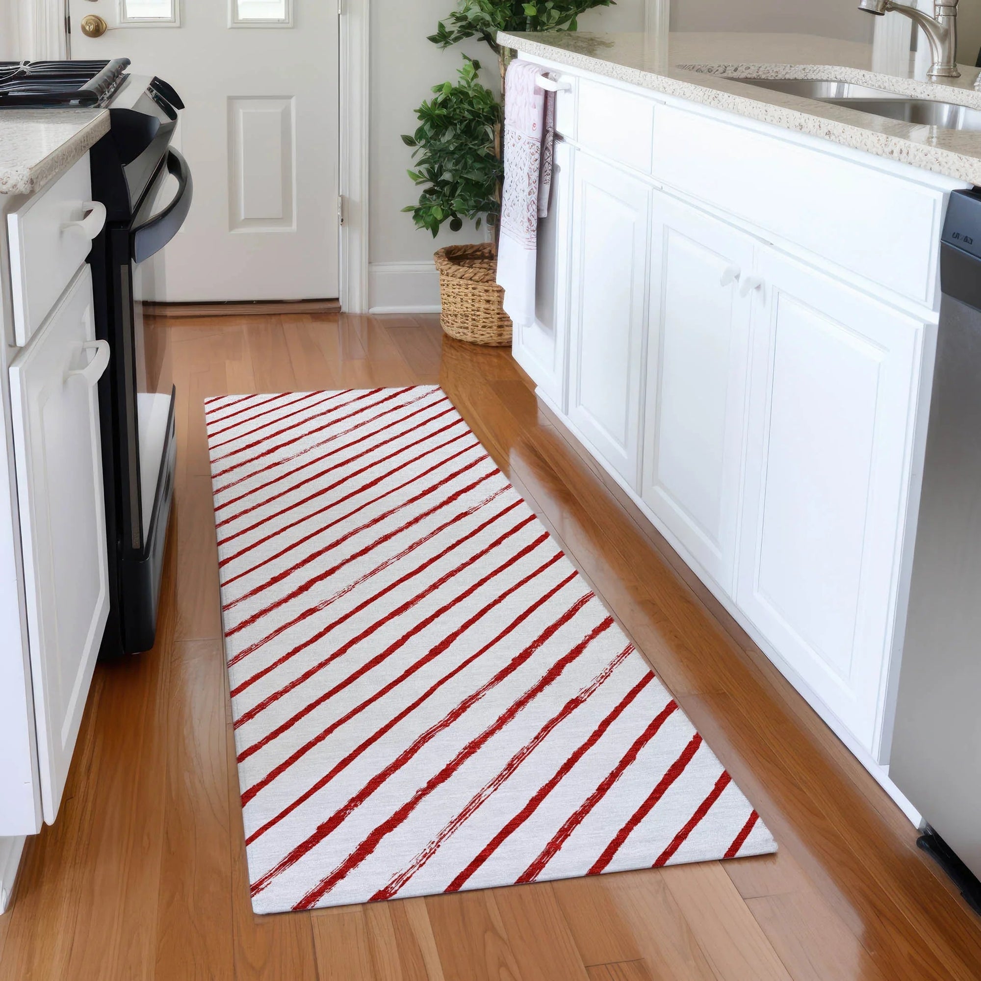 Addison Rugs Quaaris Red Washable Indoor-Outdoor Rug