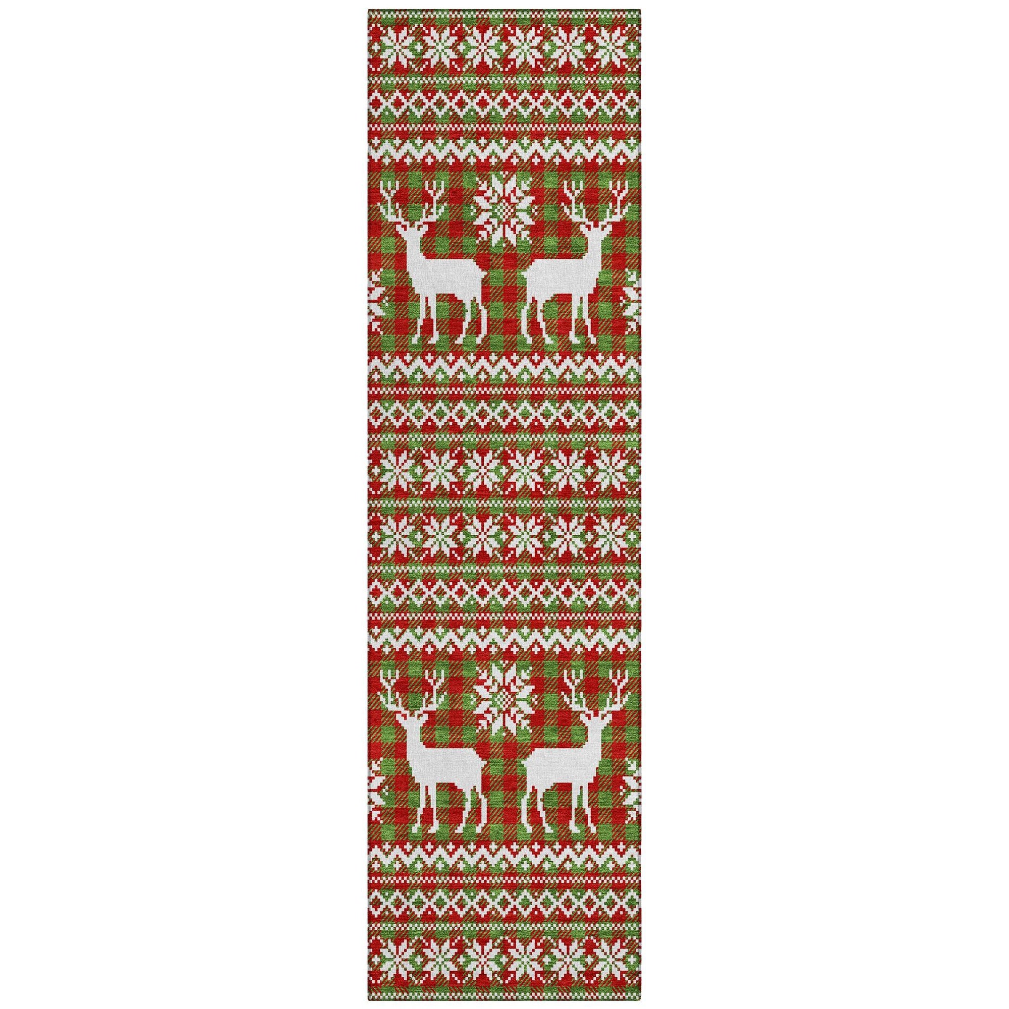 Addison Rugs Quaas Fern Washable Indoor-Outdoor Rug