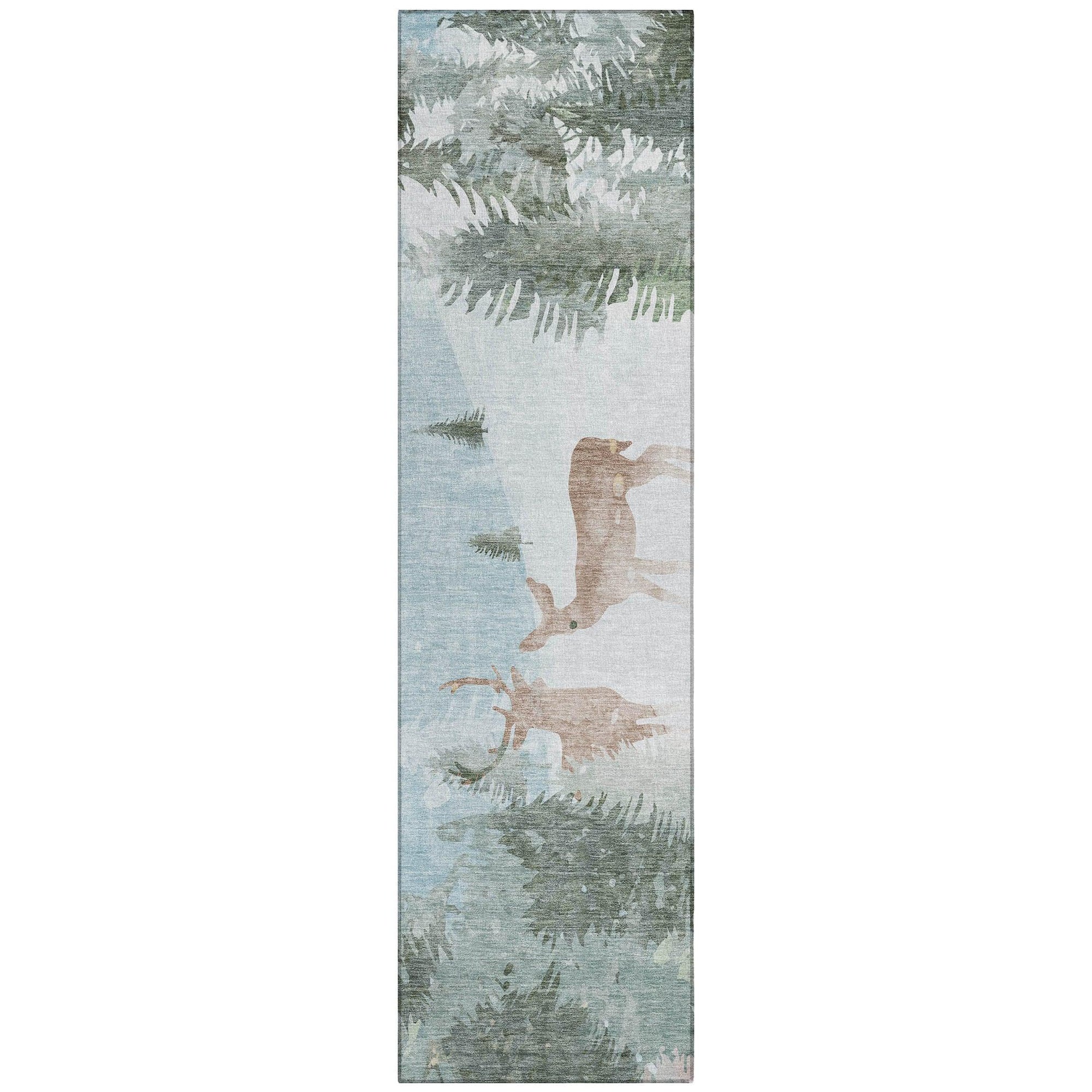 Addison Rugs Quaira Blue Washable Indoor-Outdoor Rug