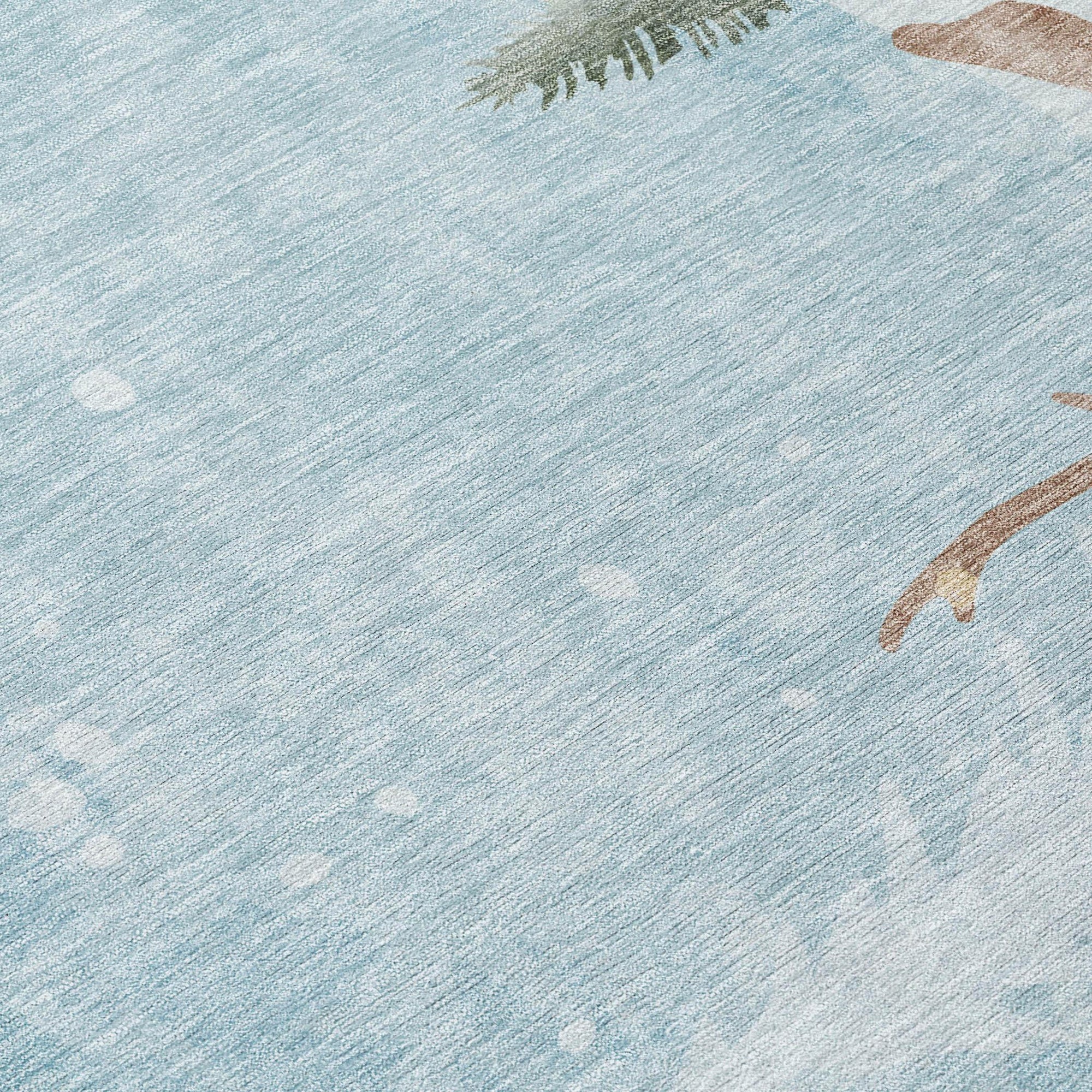 Addison Rugs Quaira Blue Washable Indoor-Outdoor Rug